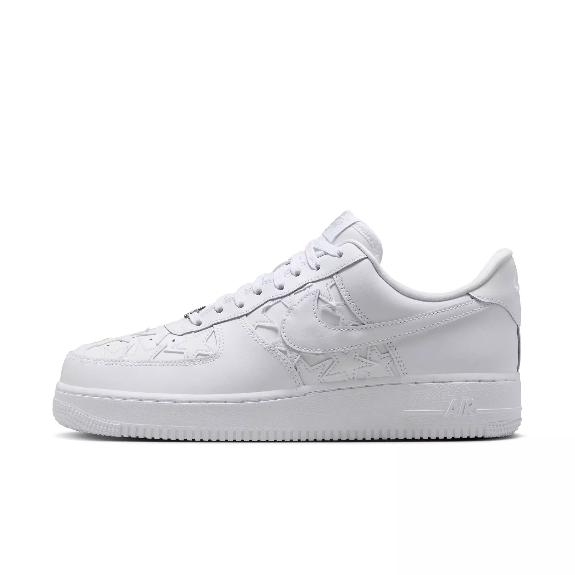 Nike Air Force 1 '07 "White/Metallic Silver" Men's Shoe - WHITE