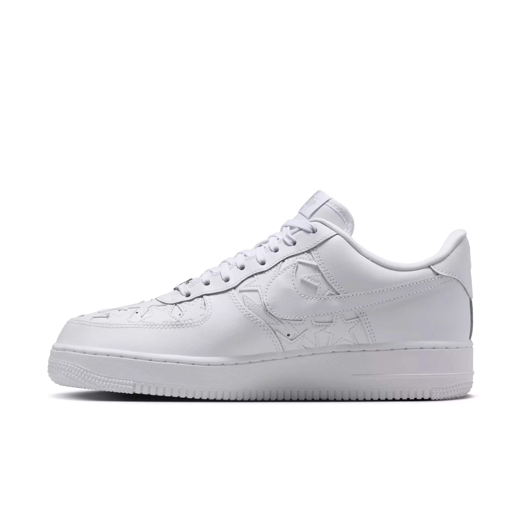 Nike Air Force 1 '07 "White/Metallic Silver" Men's Shoe - WHITE