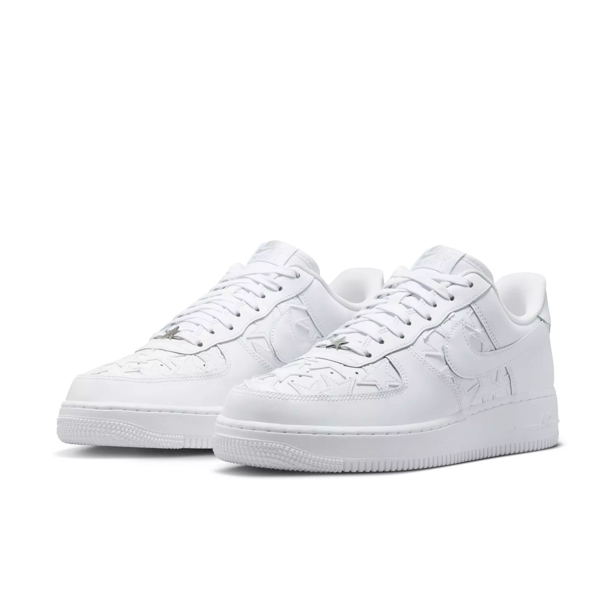 Nike Air Force 1 '07 "White/Metallic Silver" Men's Shoe - WHITE