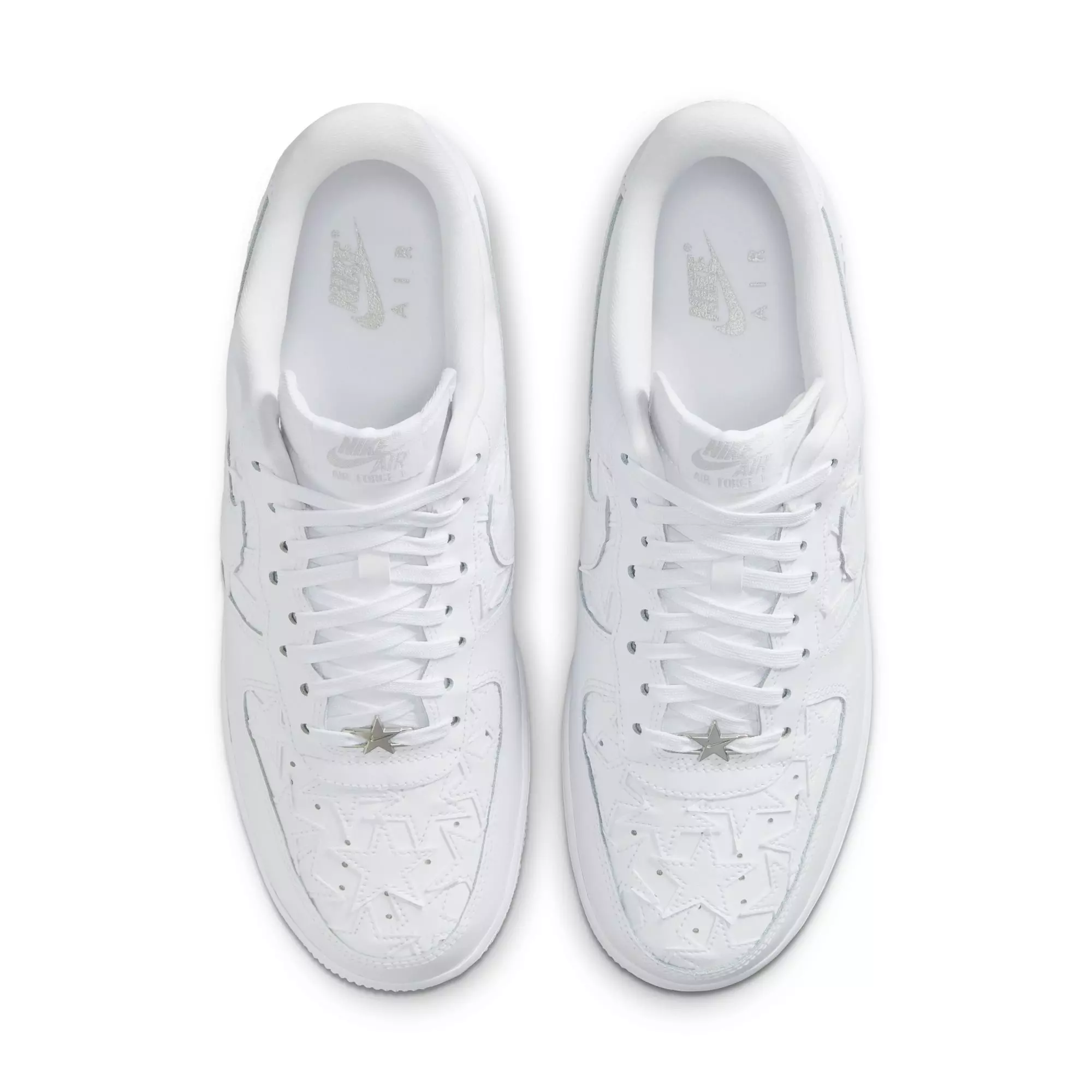 Nike Air Force 1 '07 "White/Metallic Silver" Men's Shoe - WHITE