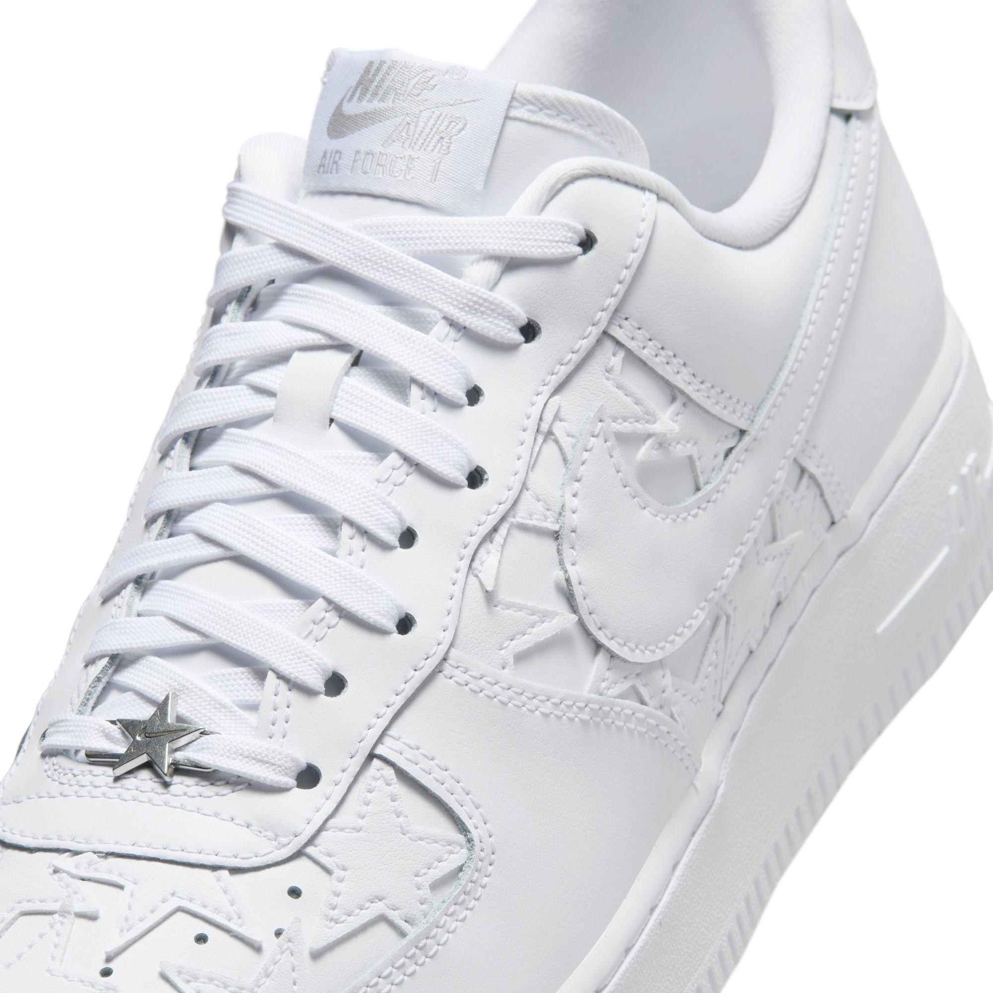 Nike Air Force 1 '07 "White/Metallic Silver" Men's Shoe - WHITE Thumbnail View 10