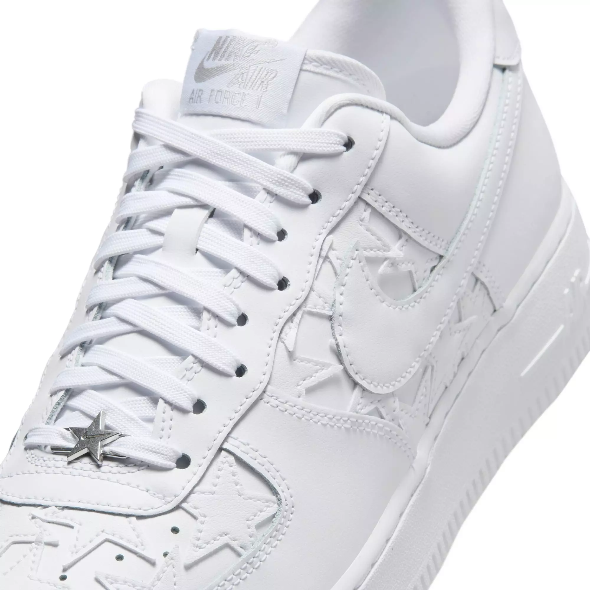 Nike Air Force 1 '07 "White/Metallic Silver" Men's Shoe - WHITE