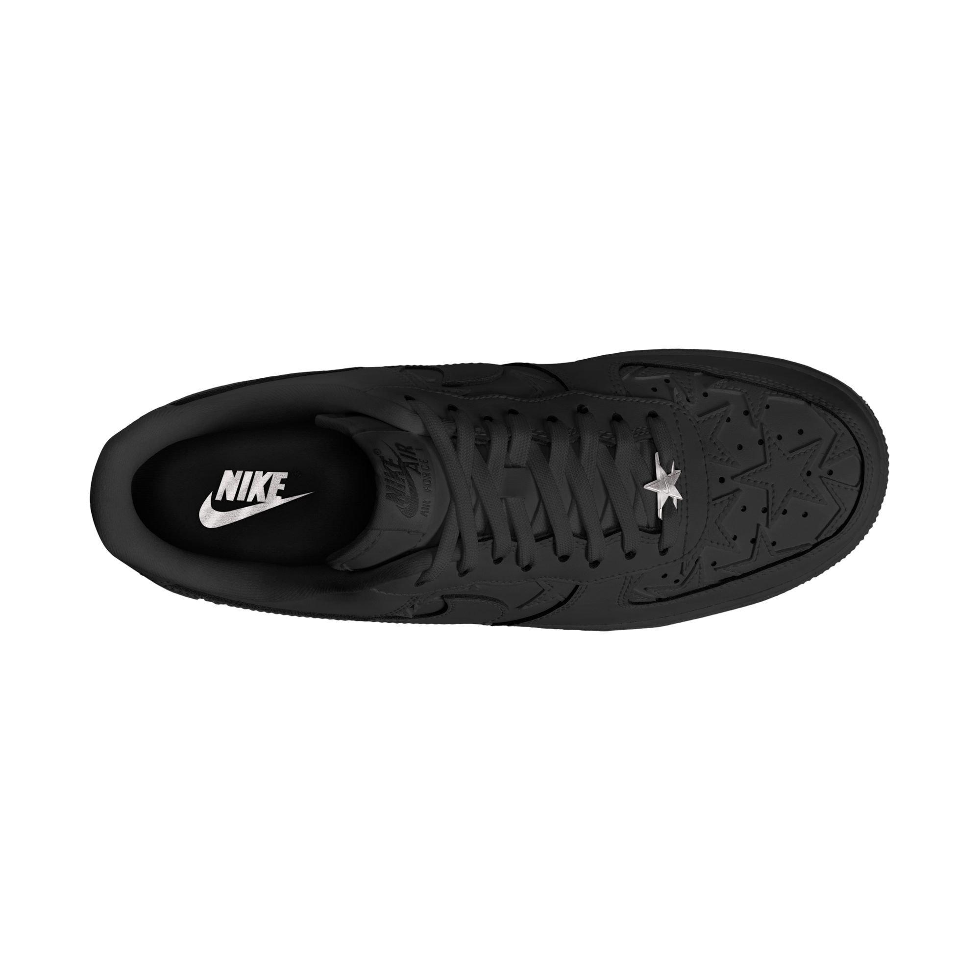 Nike Air Force 1 '07 "Black/Metallic Silver" Men's Shoe - BLACK Thumbnail View 8