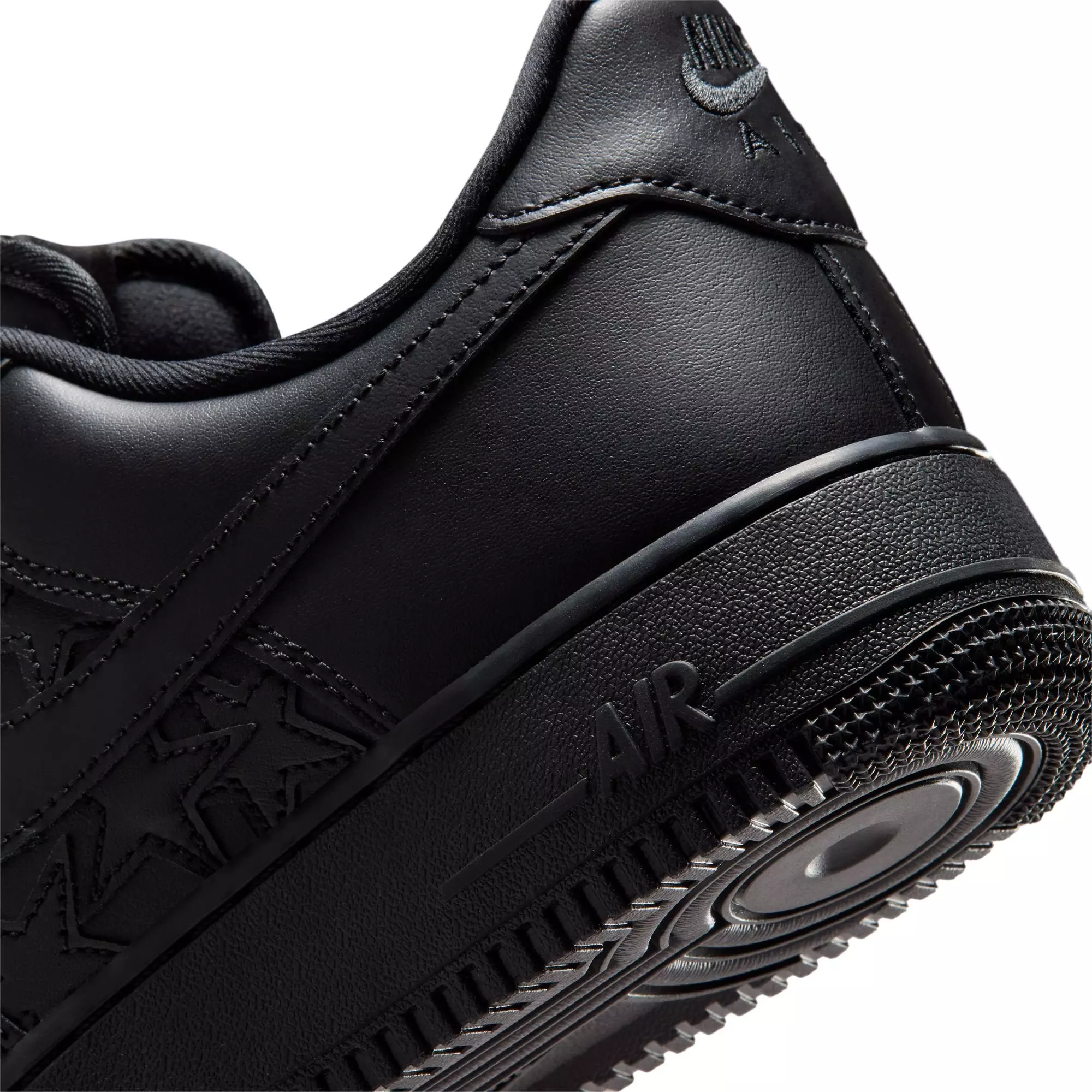 Nike Air Force 1 '07 "Black/Metallic Silver" Men's Shoe - BLACK