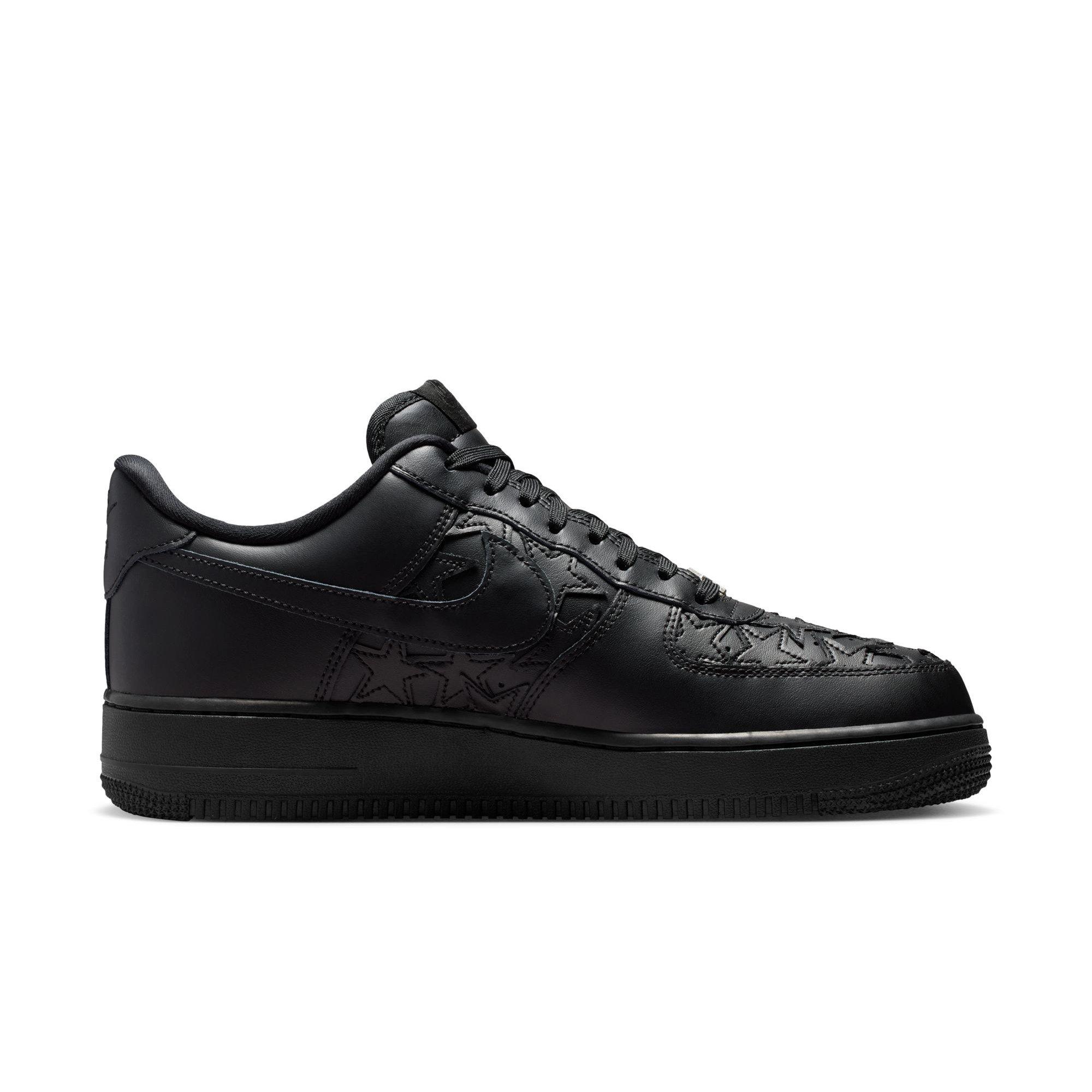 Nike Air Force 1 '07 "Black/Metallic Silver" Men's Shoe - BLACK Thumbnail View 2
