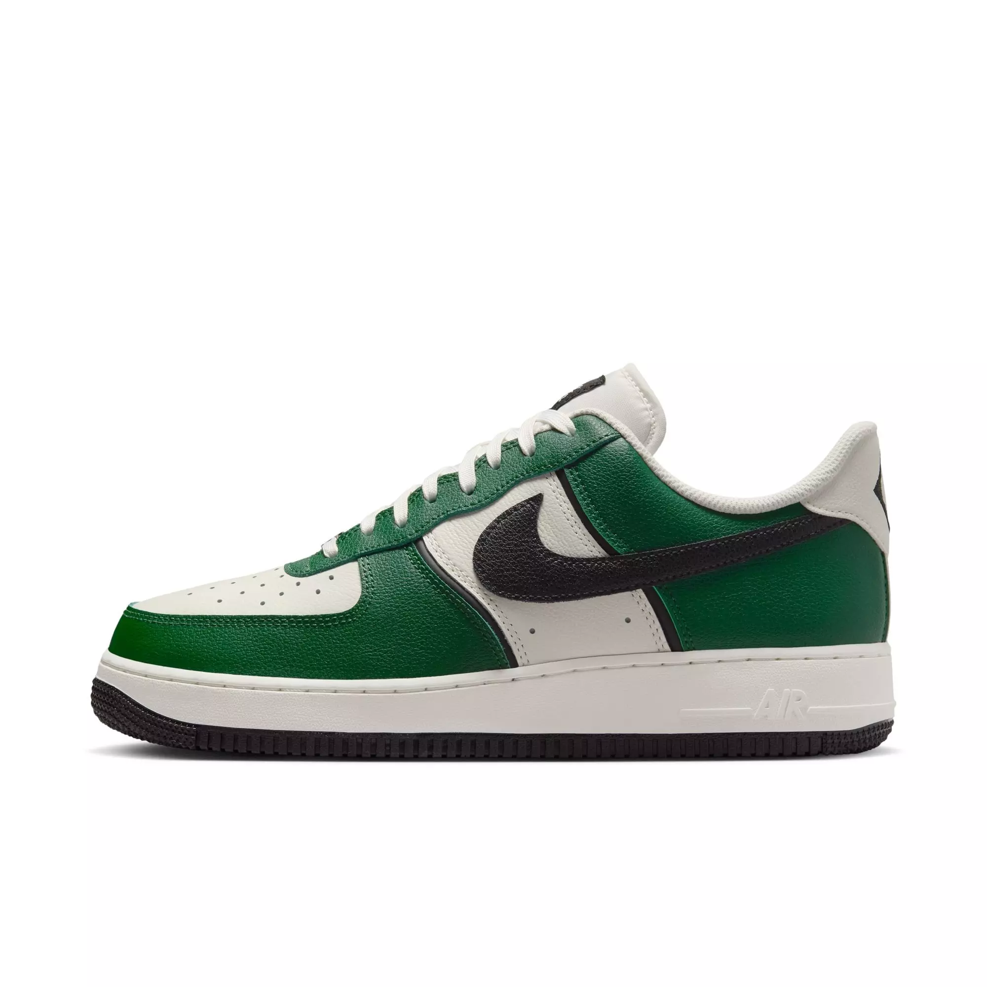 Nike Air Force 1 '07 LV8 "Fir/Black/Sail/Coconut Milk" Men's Shoe - GREEN/WHITE