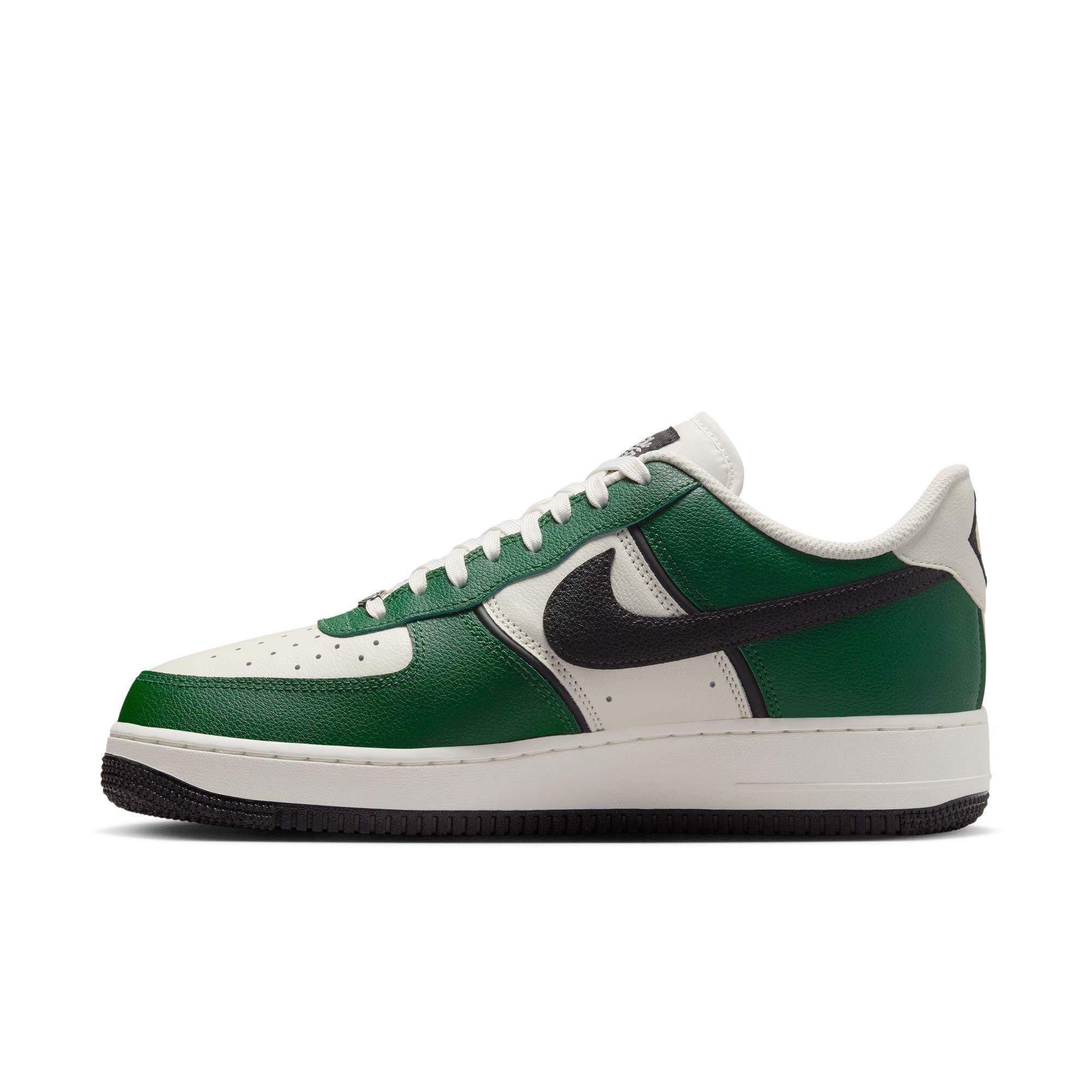 Nike Air Force 1 '07 LV8 "Fir/Black/Sail/Coconut Milk" Men's Shoe - GREEN/WHITE Thumbnail View 4