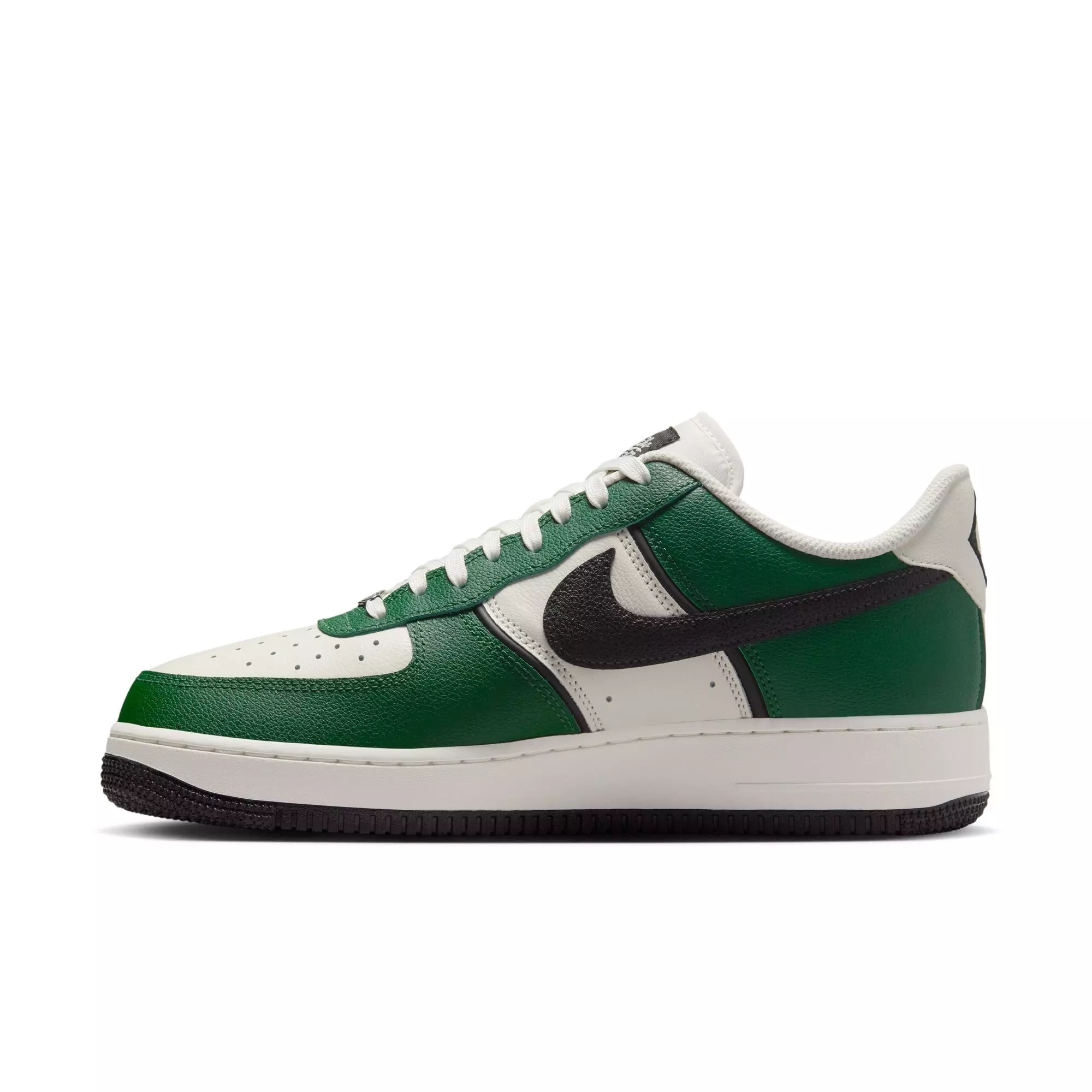 Nike Air Force 1 '07 LV8 "Fir/Black/Sail/Coconut Milk" Men's Shoe - GREEN/WHITE