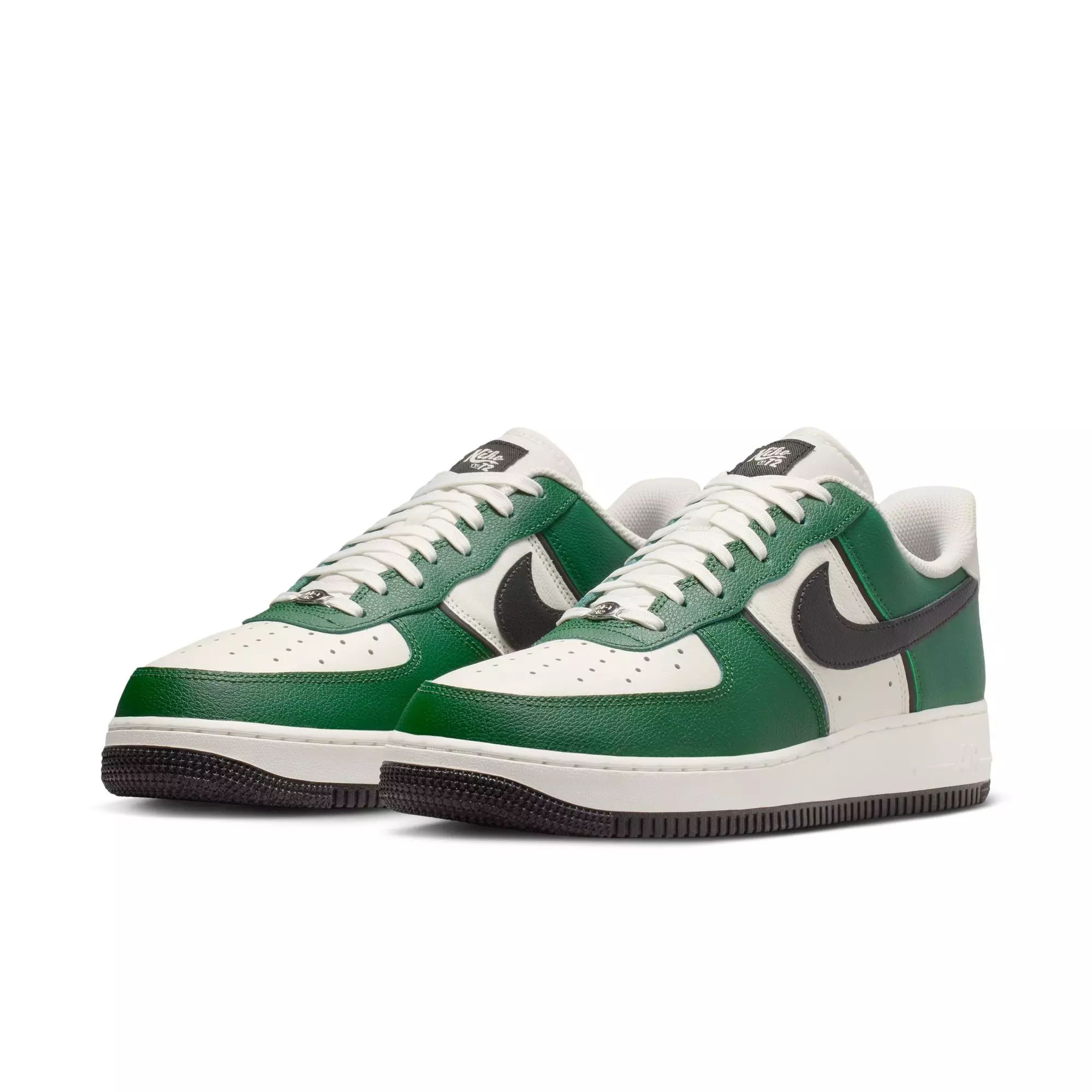 Nike Air Force 1 '07 LV8 "Fir/Black/Sail/Coconut Milk" Men's Shoe - GREEN/WHITE
