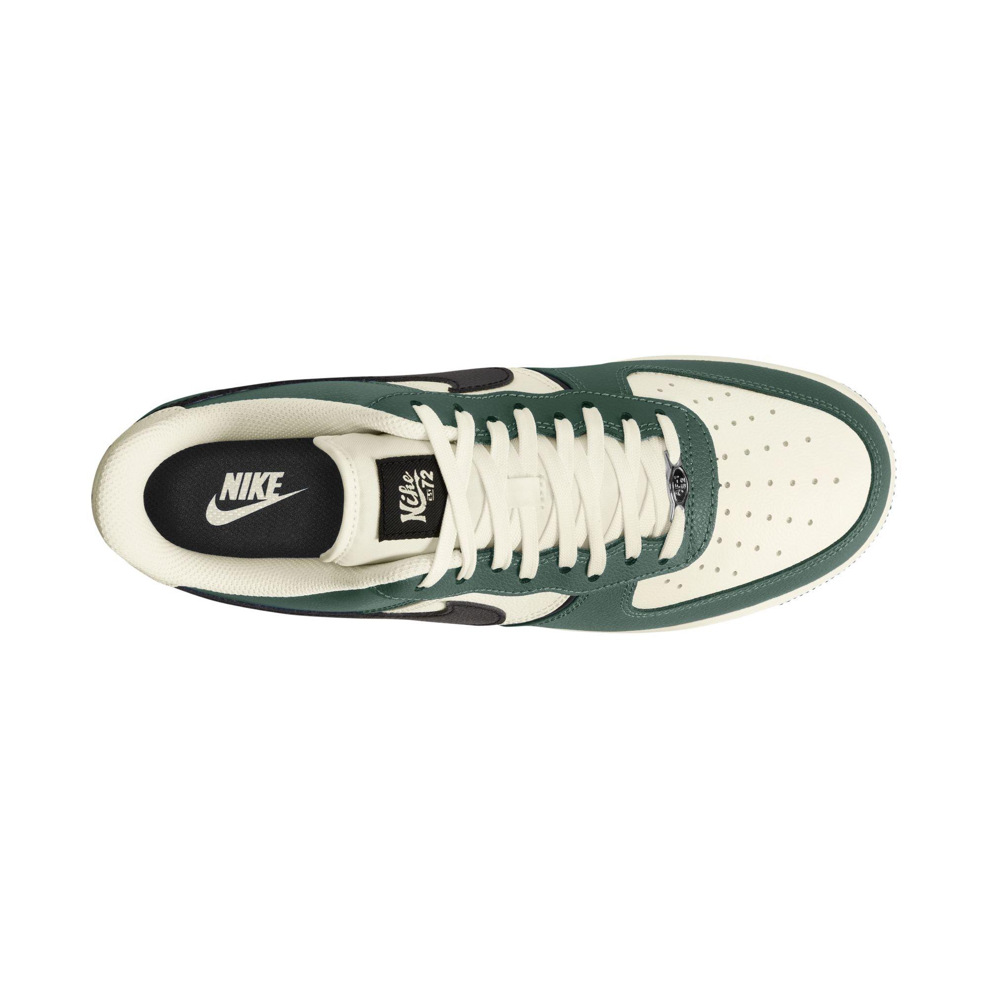 Nike Air Force 1 '07 LV8 "Fir/Black/Sail/Coconut Milk" Men's Shoe - GREEN/WHITE Thumbnail View 8