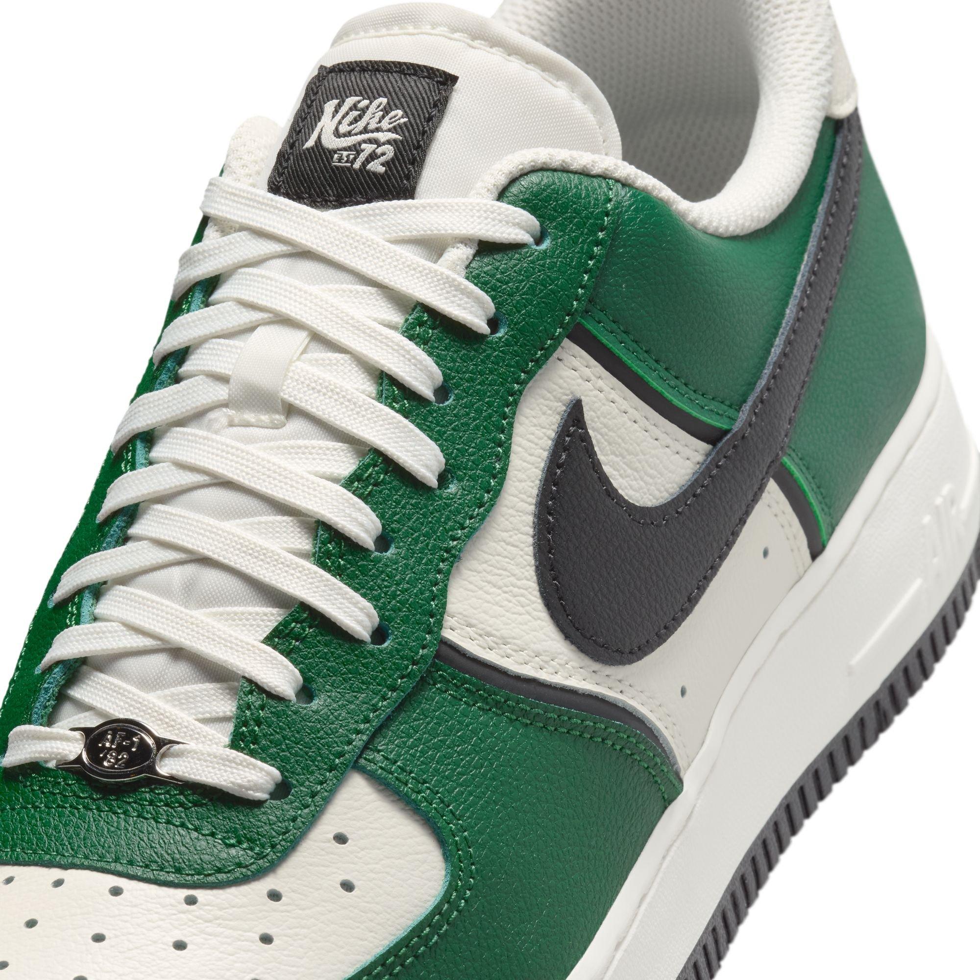 Nike Air Force 1 '07 LV8 "Fir/Black/Sail/Coconut Milk" Men's Shoe - GREEN/WHITE Thumbnail View 10