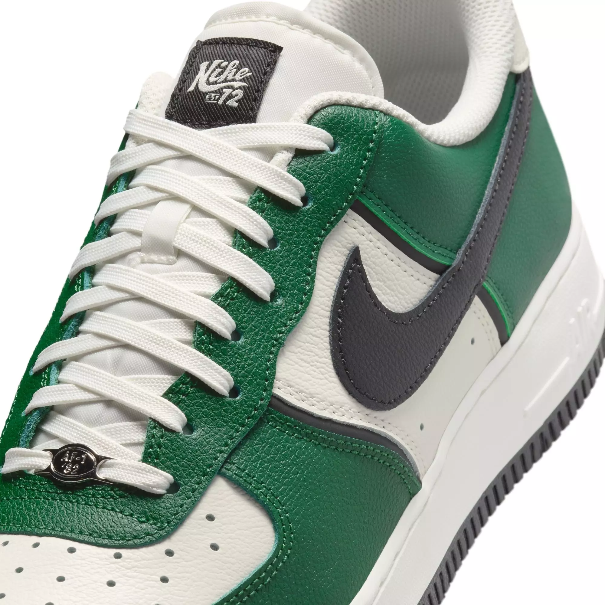Nike Air Force 1 '07 LV8 "Fir/Black/Sail/Coconut Milk" Men's Shoe - GREEN/WHITE