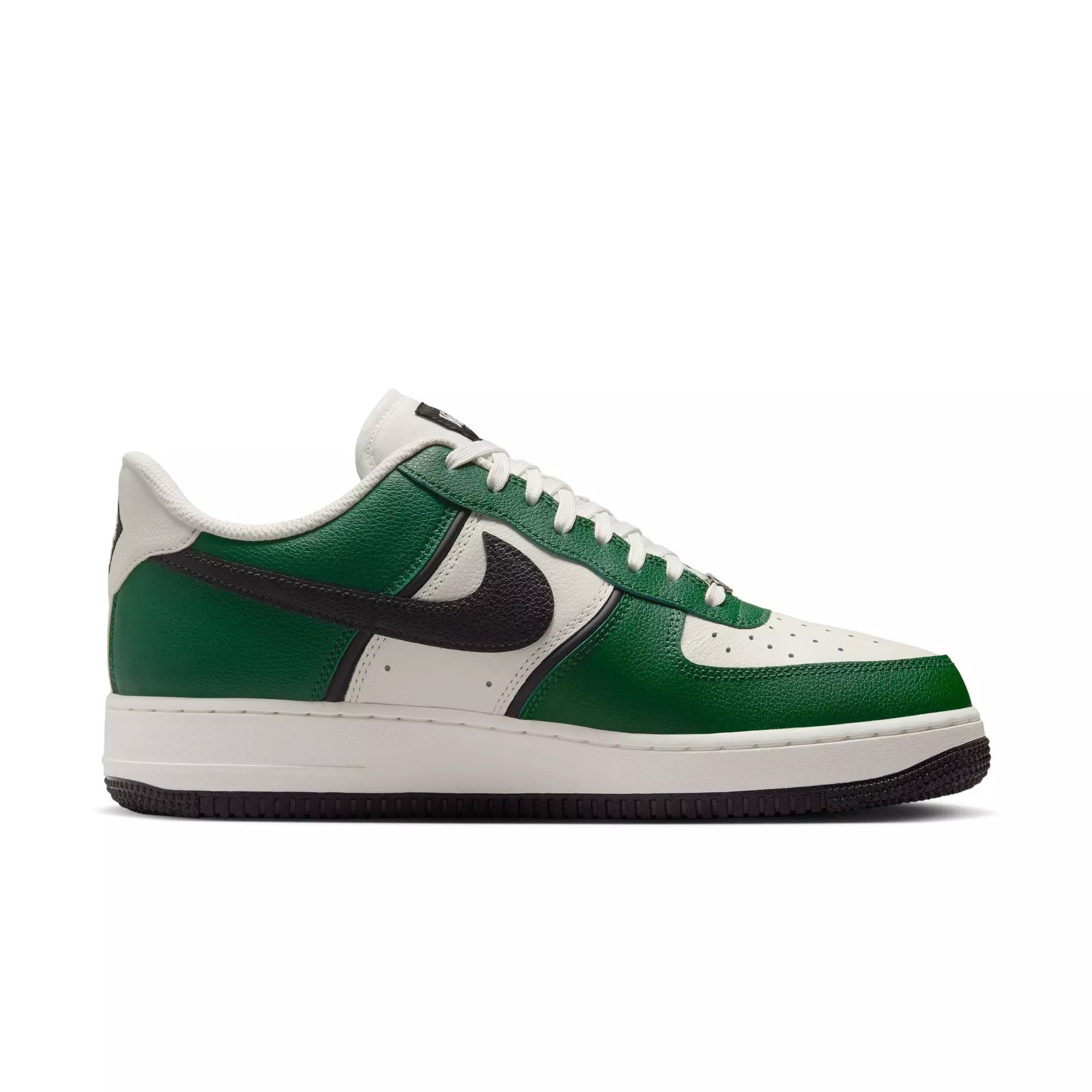 Nike Air Force 1 '07 LV8 "Fir/Black/Sail/Coconut Milk" Men's Shoe - GREEN/WHITE