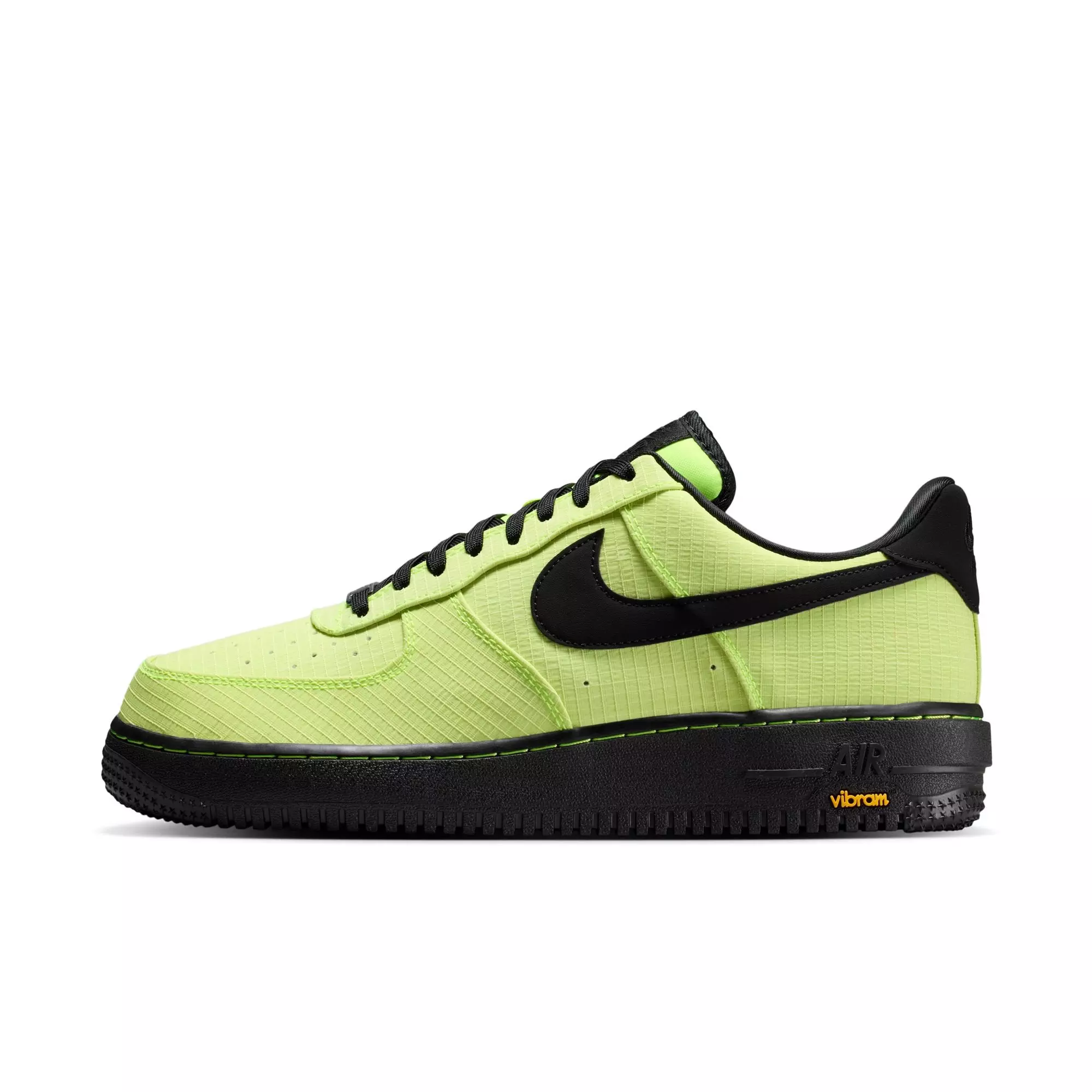 Nike Air Force 1 '07 LX Vibram "Volt/Black/Speed Yellow" Men's Shoe - VOLT