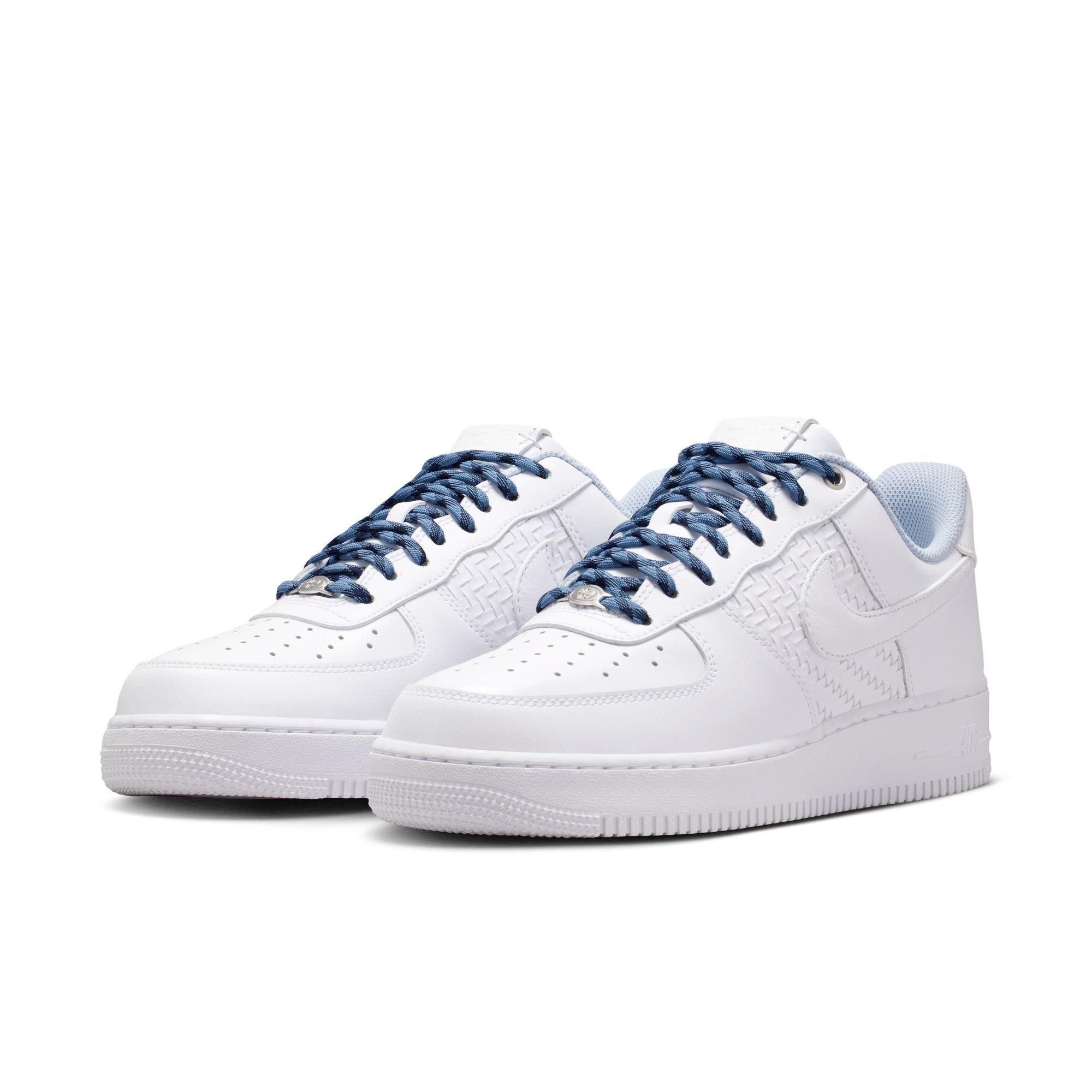 Nike Air Force 1 '07 LV8 "White/Metallic Silver" Men's Shoe - WHITE/SILVER