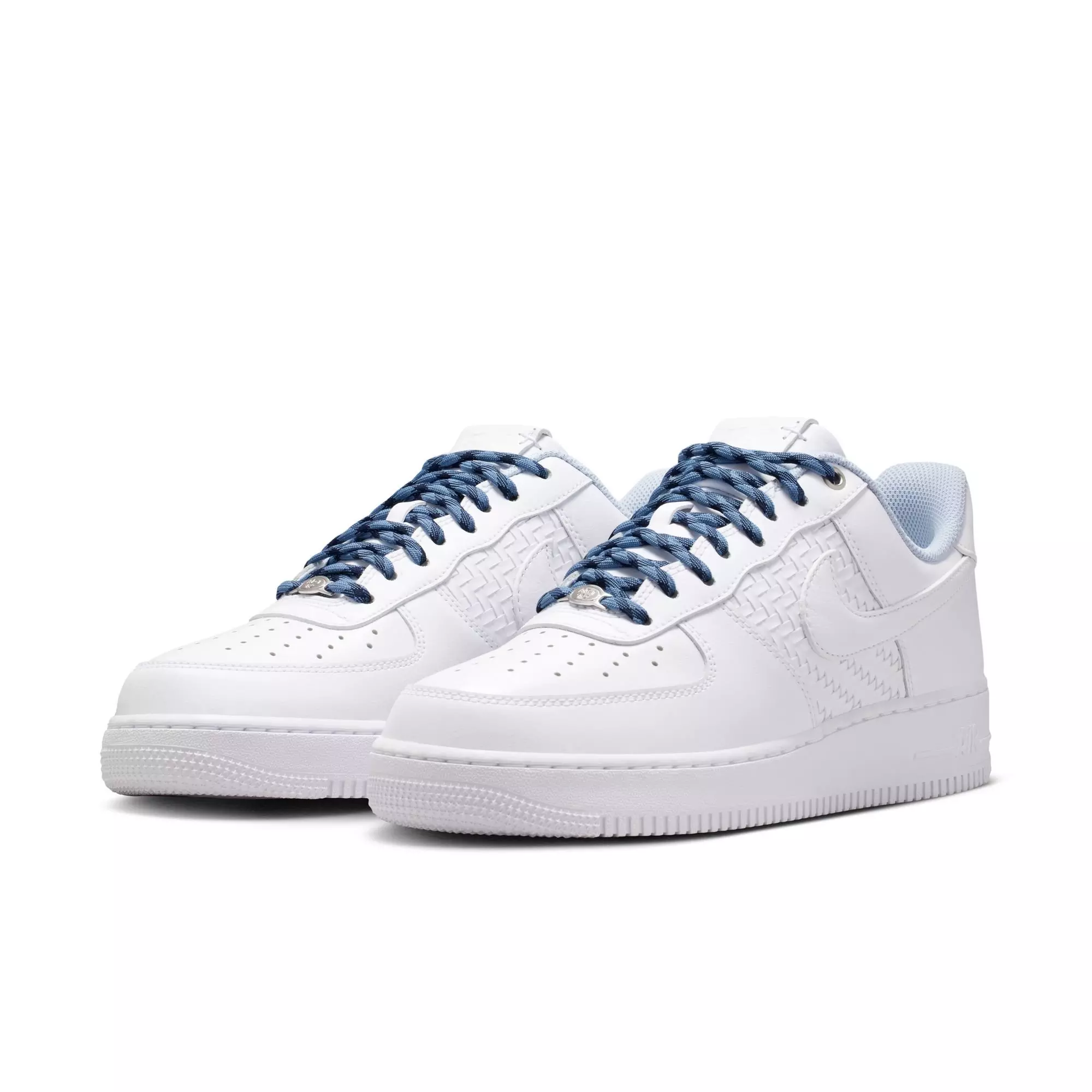 Nike Air Force 1 '07 LV8 "White/Metallic Silver" Men's Shoe - WHITE/SILVER