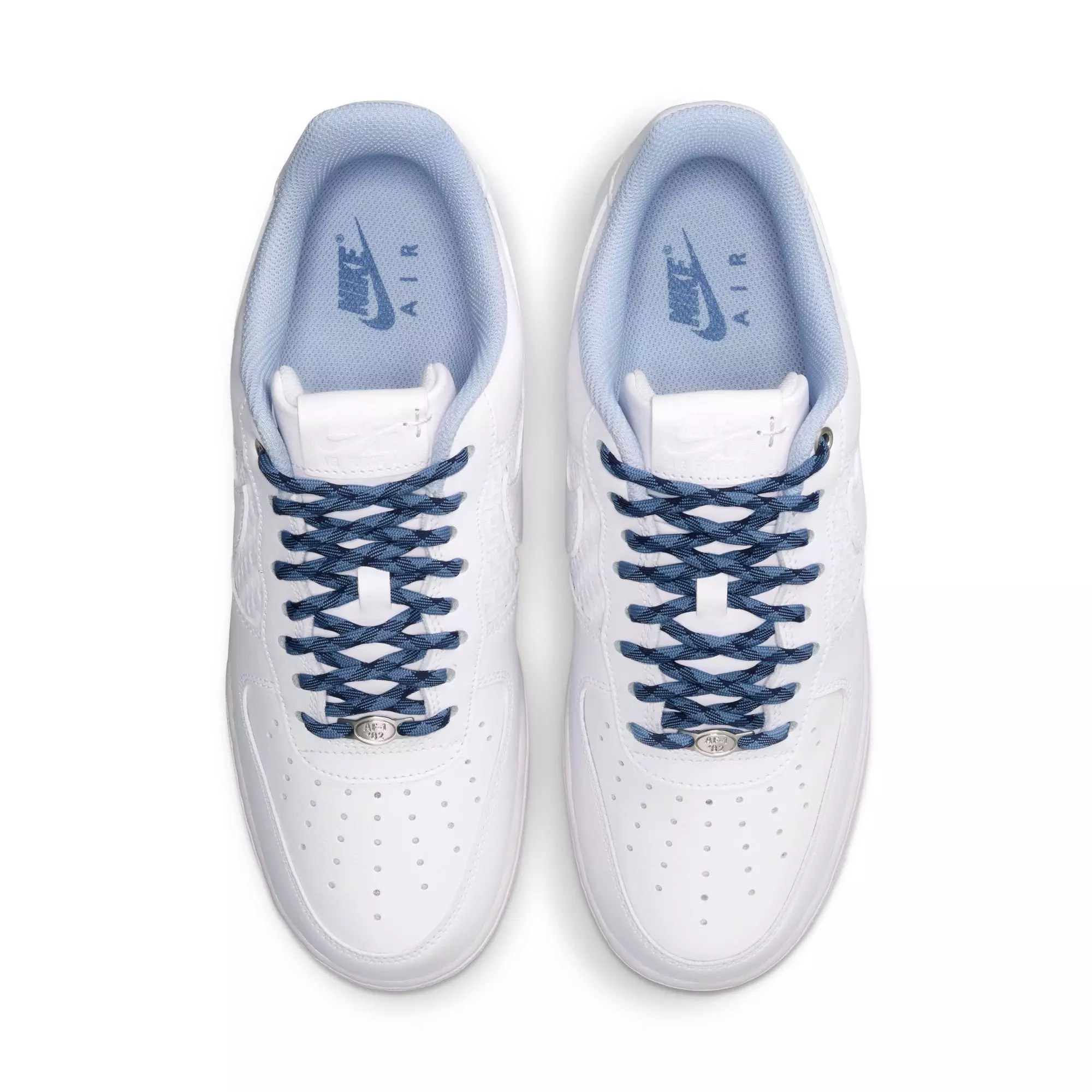 Nike Air Force 1 '07 LV8 "White/Metallic Silver" Men's Shoe - WHITE/SILVER