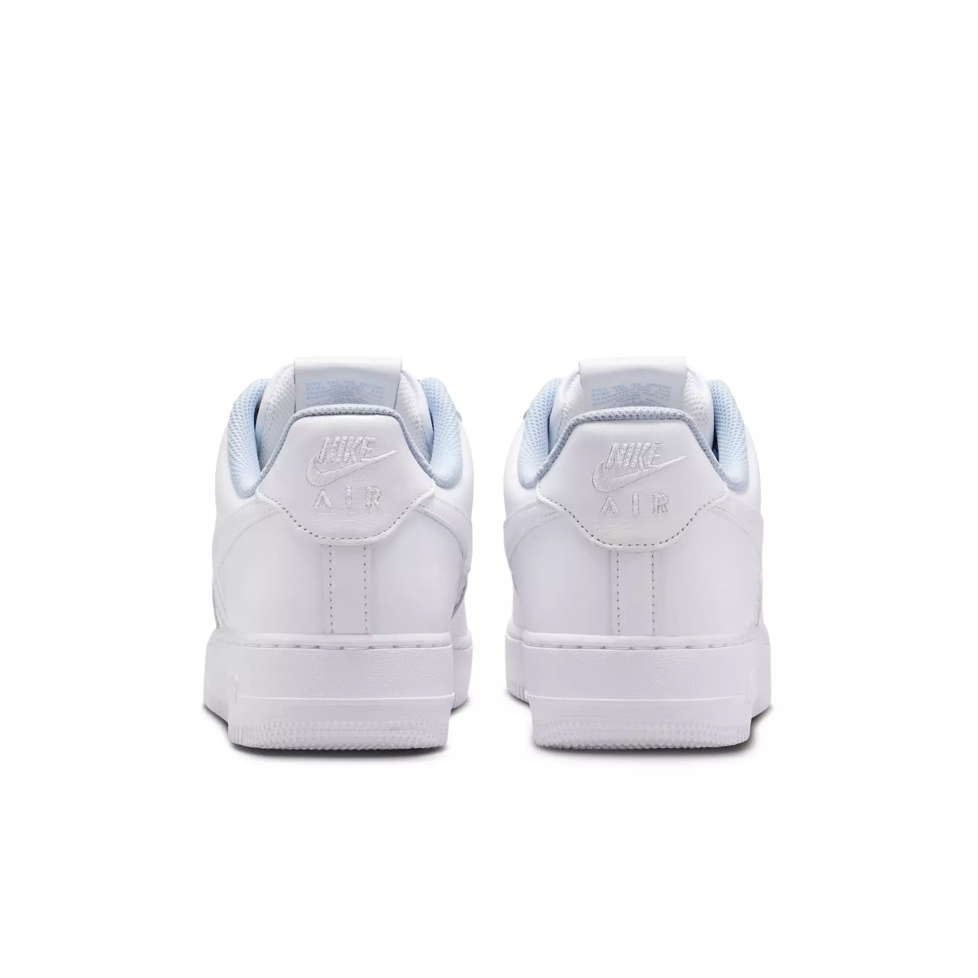 Nike Air Force 1 '07 LV8 "White/Metallic Silver" Men's Shoe - WHITE/SILVER