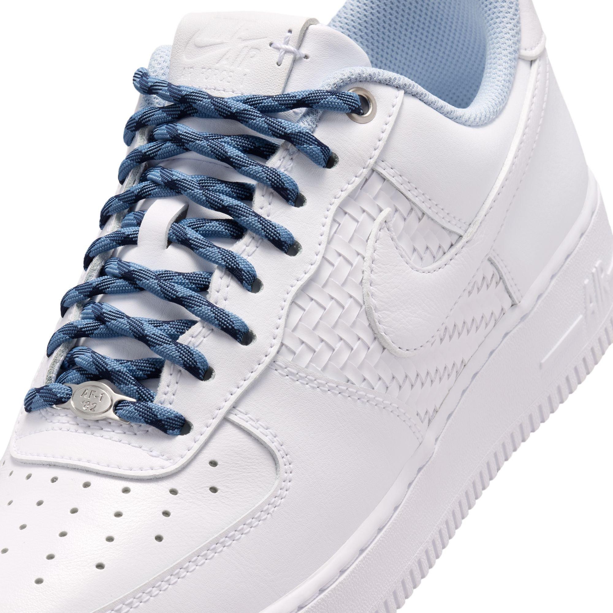 Nike Air Force 1 '07 LV8 "White/Metallic Silver" Men's Shoe - WHITE/SILVER