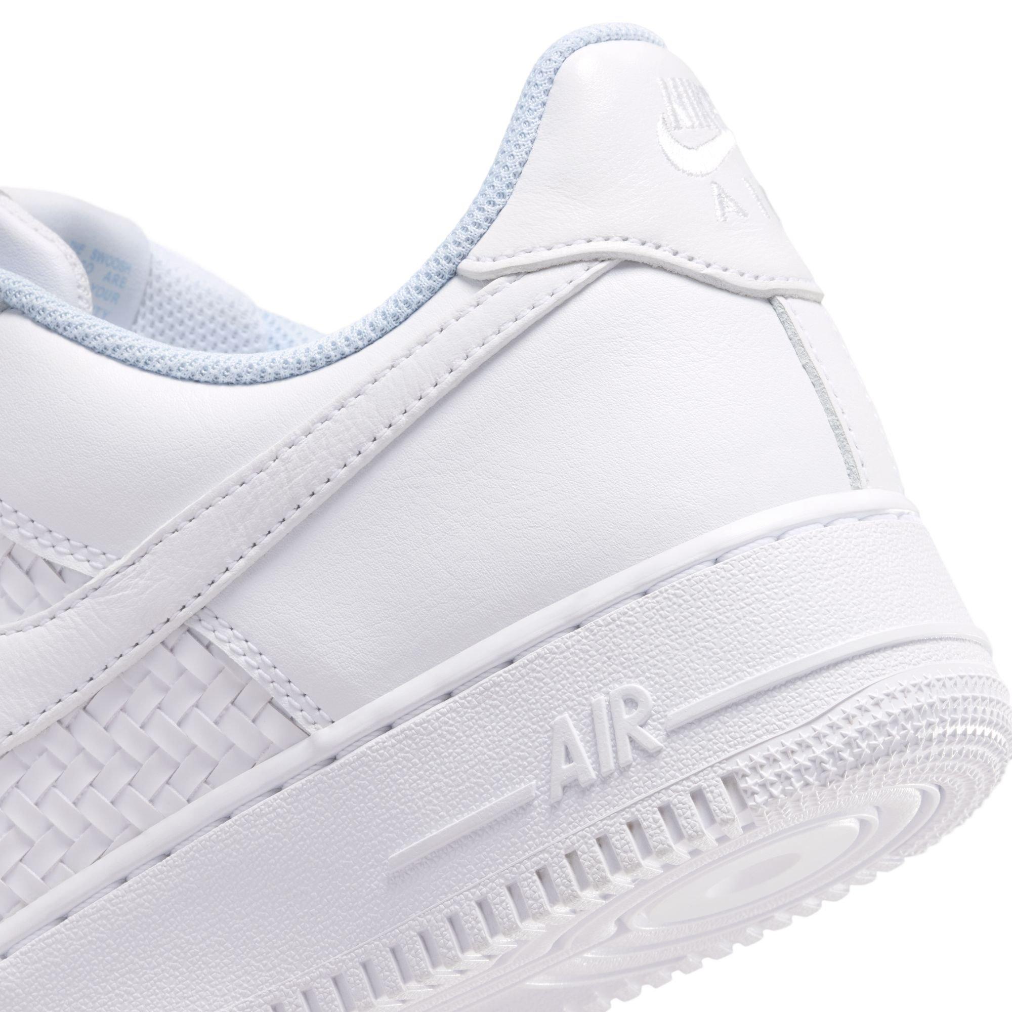 Nike Air Force 1 '07 LV8 "White/Metallic Silver" Men's Shoe - WHITE/SILVER