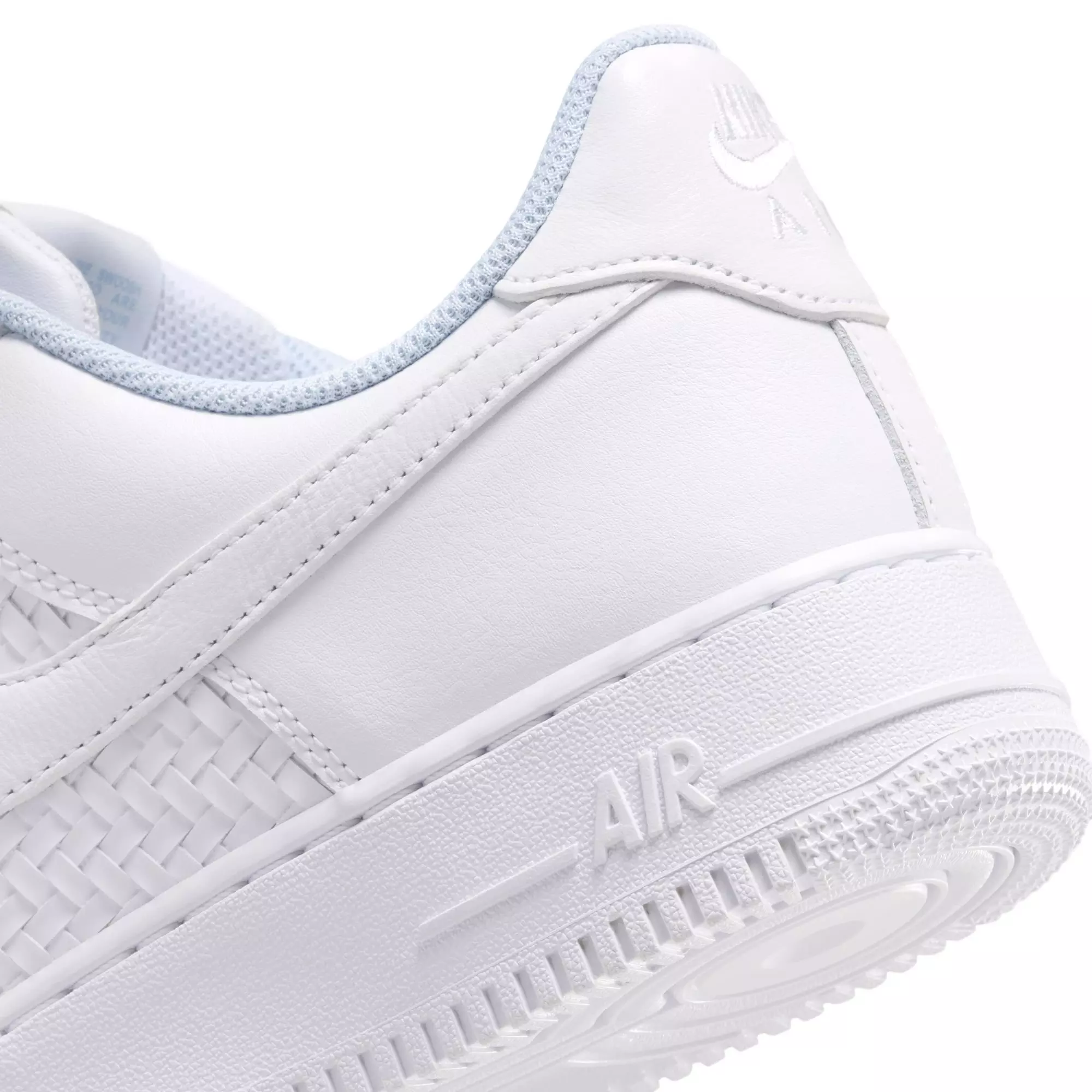 Nike Air Force 1 '07 LV8 "White/Metallic Silver" Men's Shoe - WHITE/SILVER
