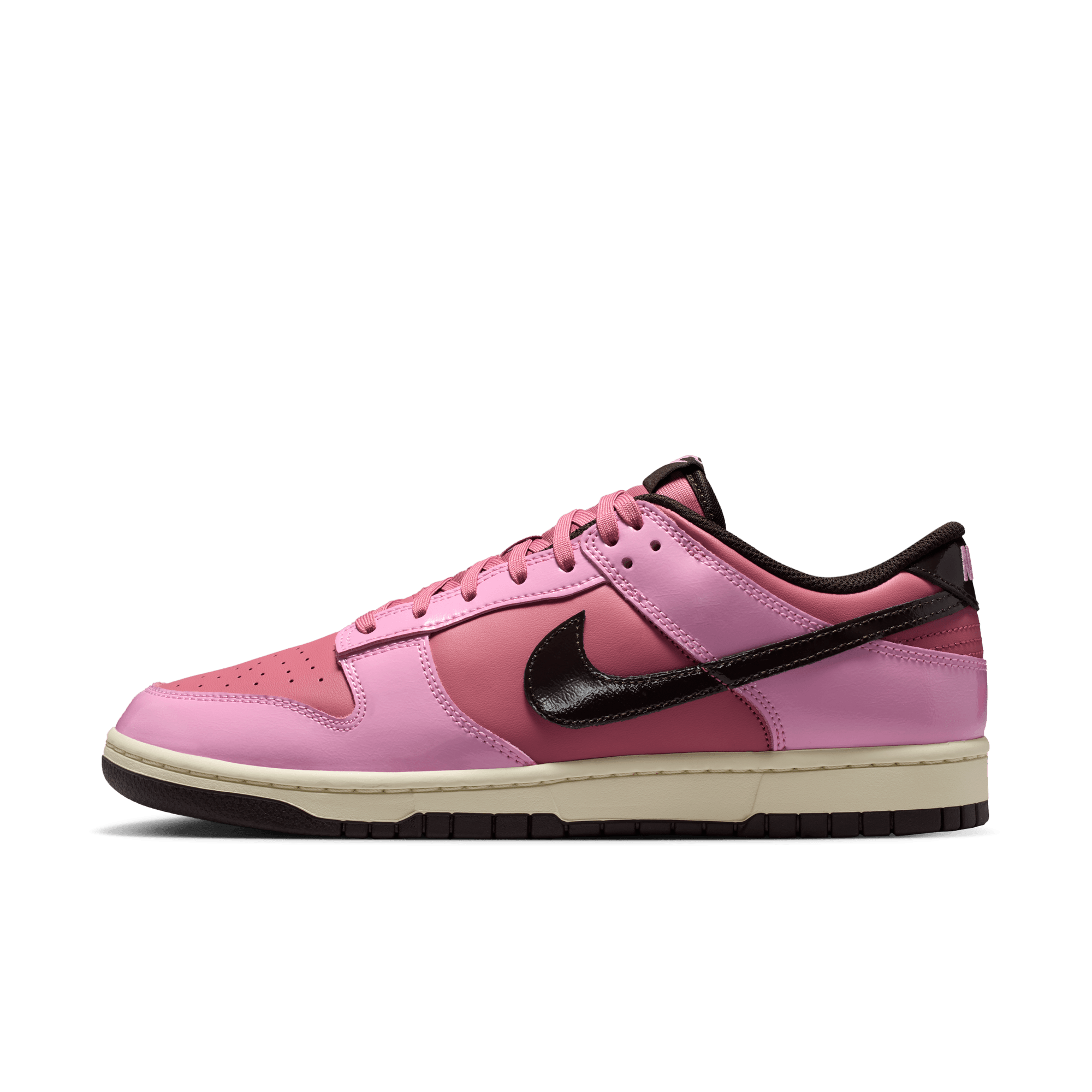 Nike Dunk Low Retro "Pink Rise/Velvet Brown/Elemental Pink" Women's Shoe - PINK/BROWN