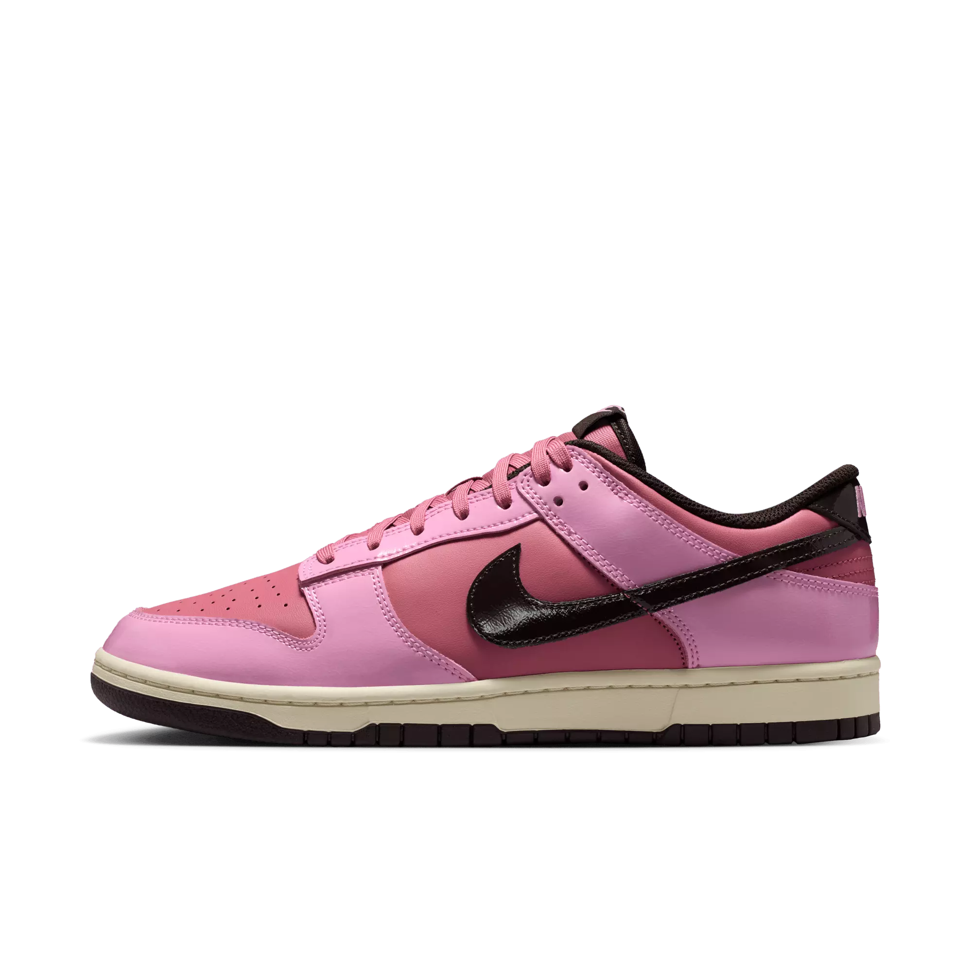 Nike Dunk Low Retro "Pink Rise/Velvet Brown/Elemental Pink" Women's Shoe - PINK/BROWN