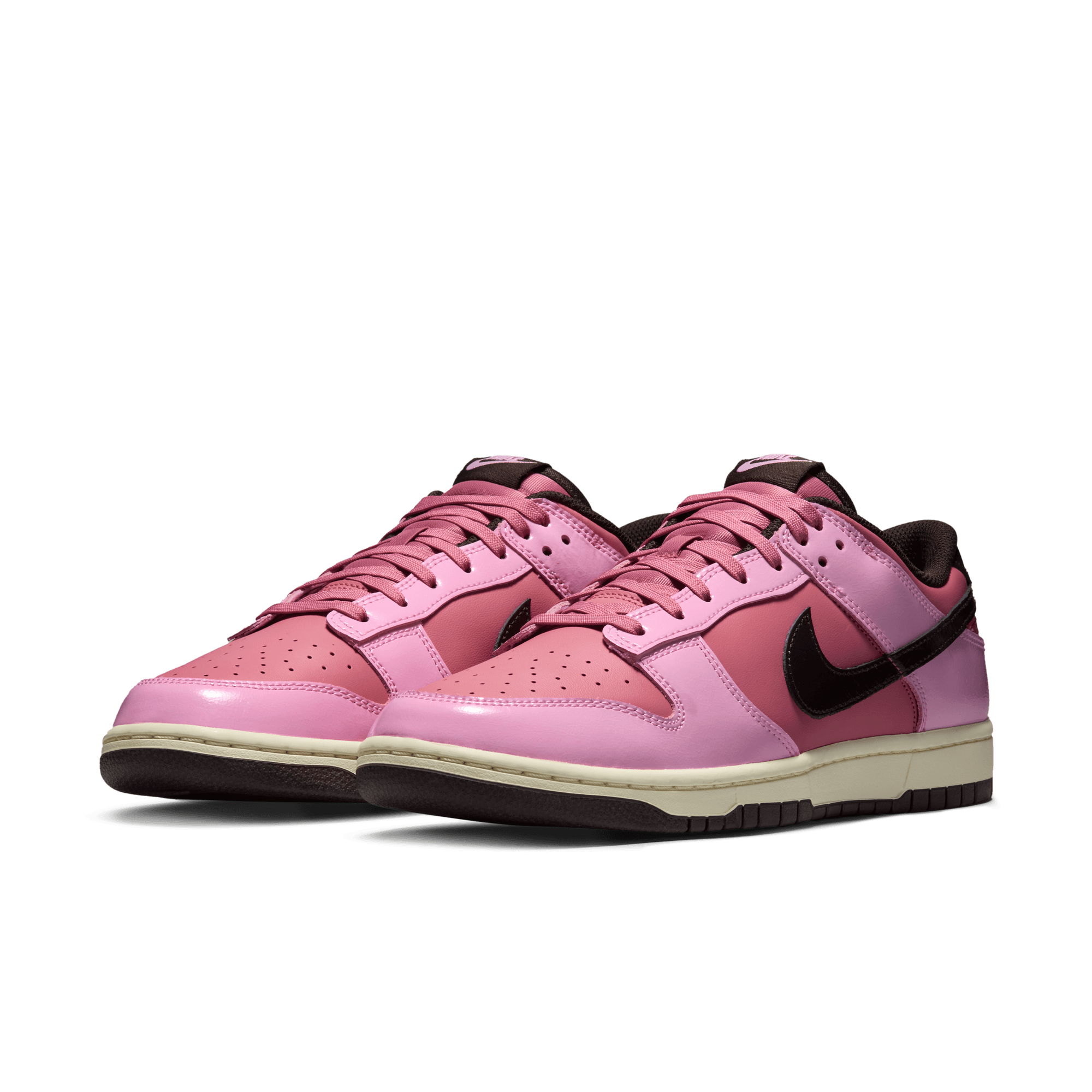 Nike Dunk Low Retro "Pink Rise/Velvet Brown/Elemental Pink" Women's Shoe - PINK/BROWN