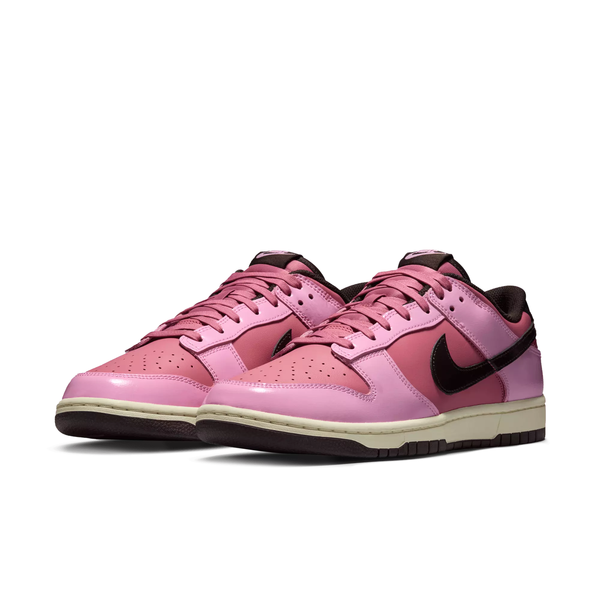 Nike Dunk Low Retro "Pink Rise/Velvet Brown/Elemental Pink" Women's Shoe - PINK/BROWN