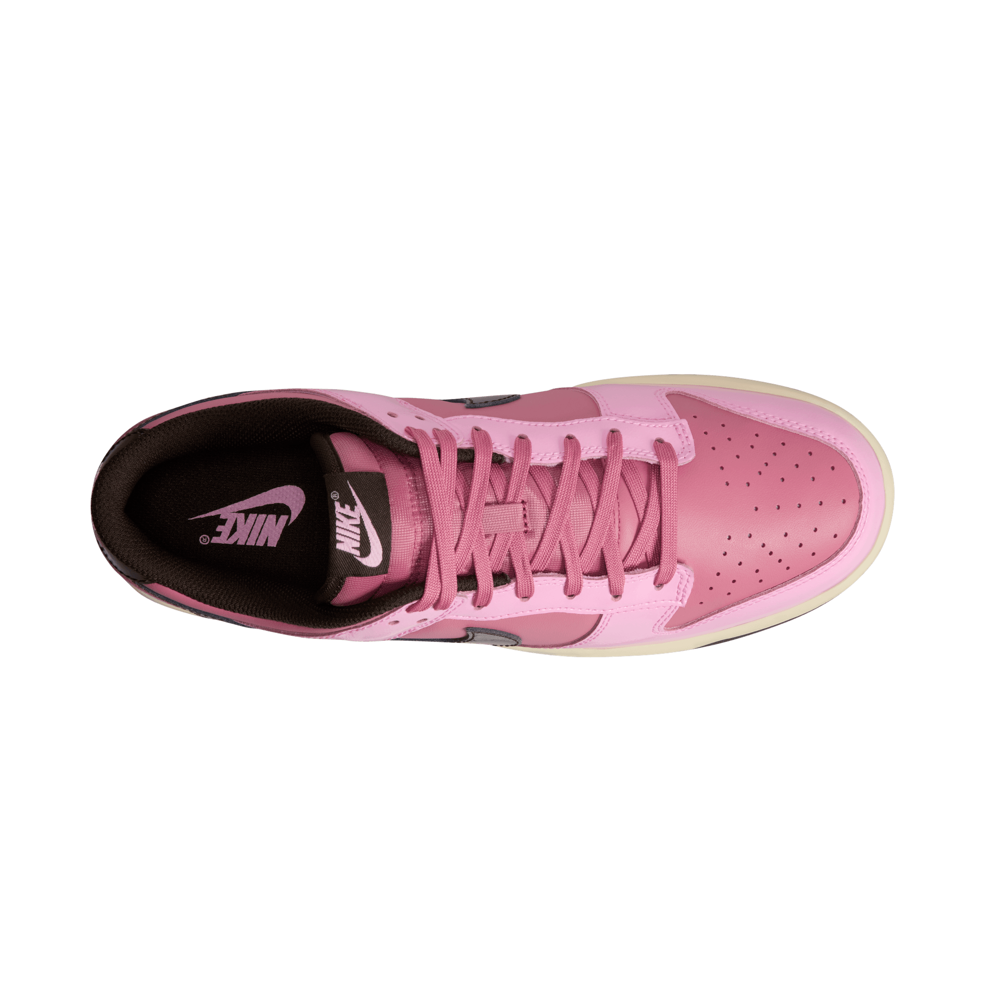 Nike Dunk Low Retro "Pink Rise/Velvet Brown/Elemental Pink" Women's Shoe - PINK/BROWN