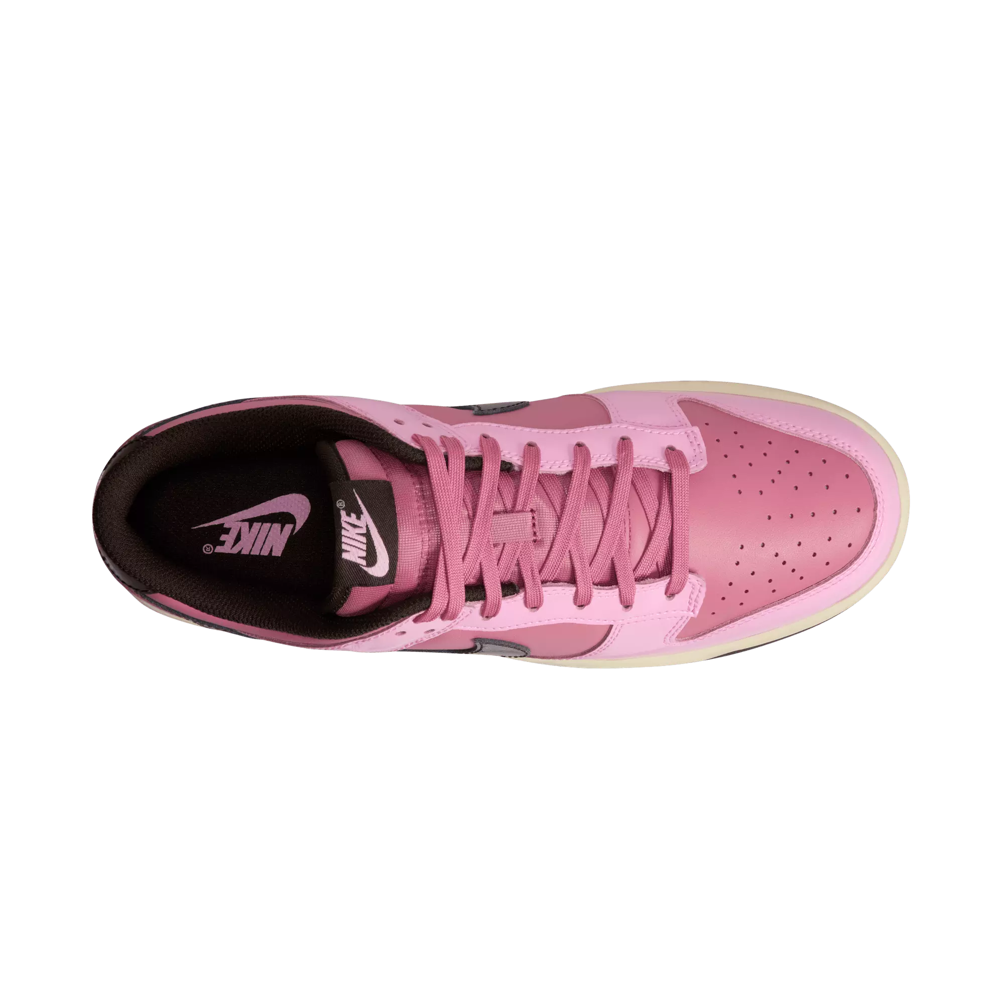 Nike Dunk Low Retro "Pink Rise/Velvet Brown/Elemental Pink" Women's Shoe - PINK/BROWN