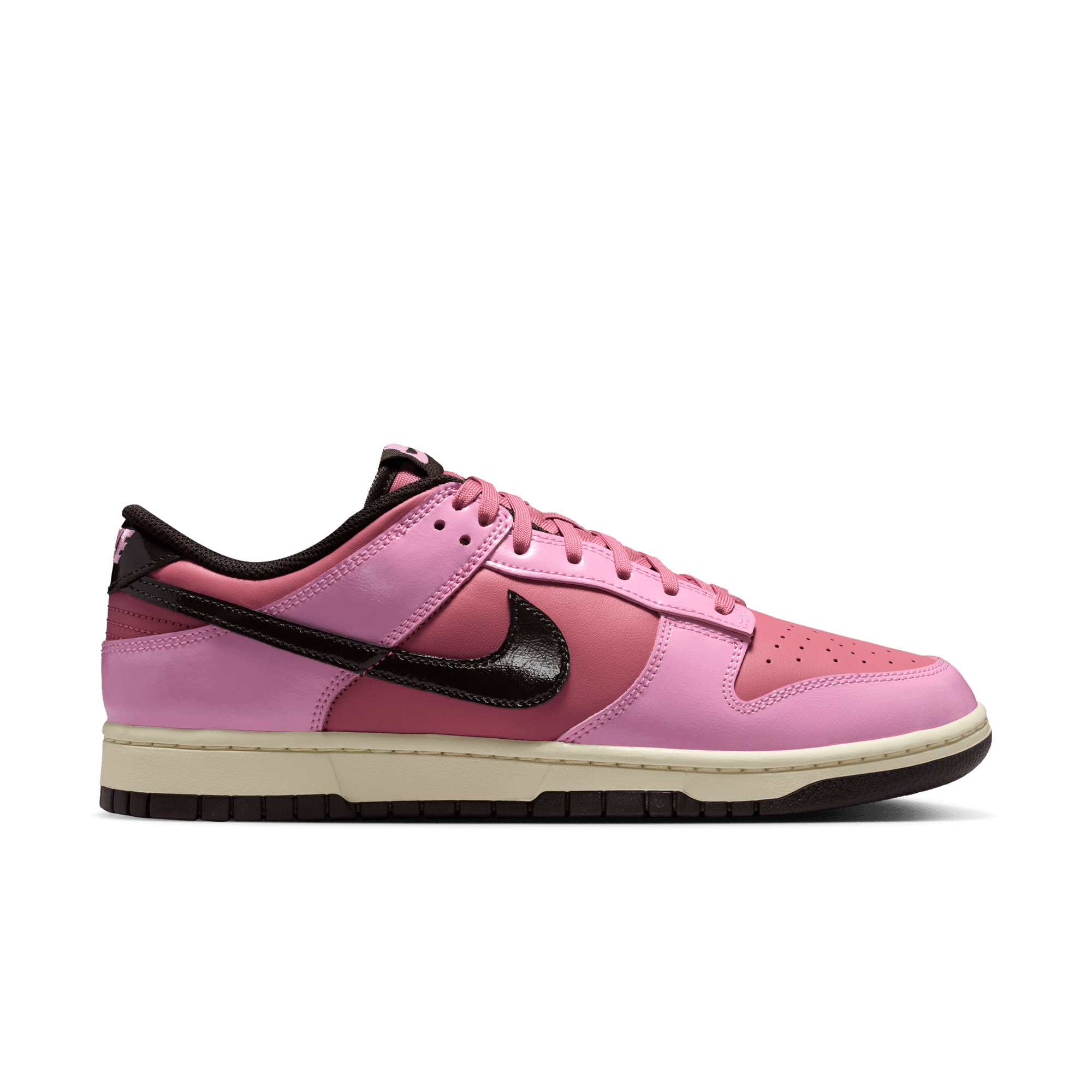 Nike Dunk Low Retro "Pink Rise/Velvet Brown/Elemental Pink" Women's Shoe - PINK/BROWN