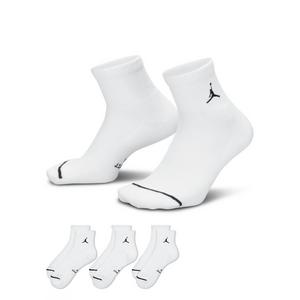 Jordan Everyday Ankle Socks (3 Pairs) - WHITE