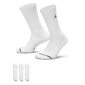Jordan Everyday Crew Socks (3 Pack) - White - WHITE
