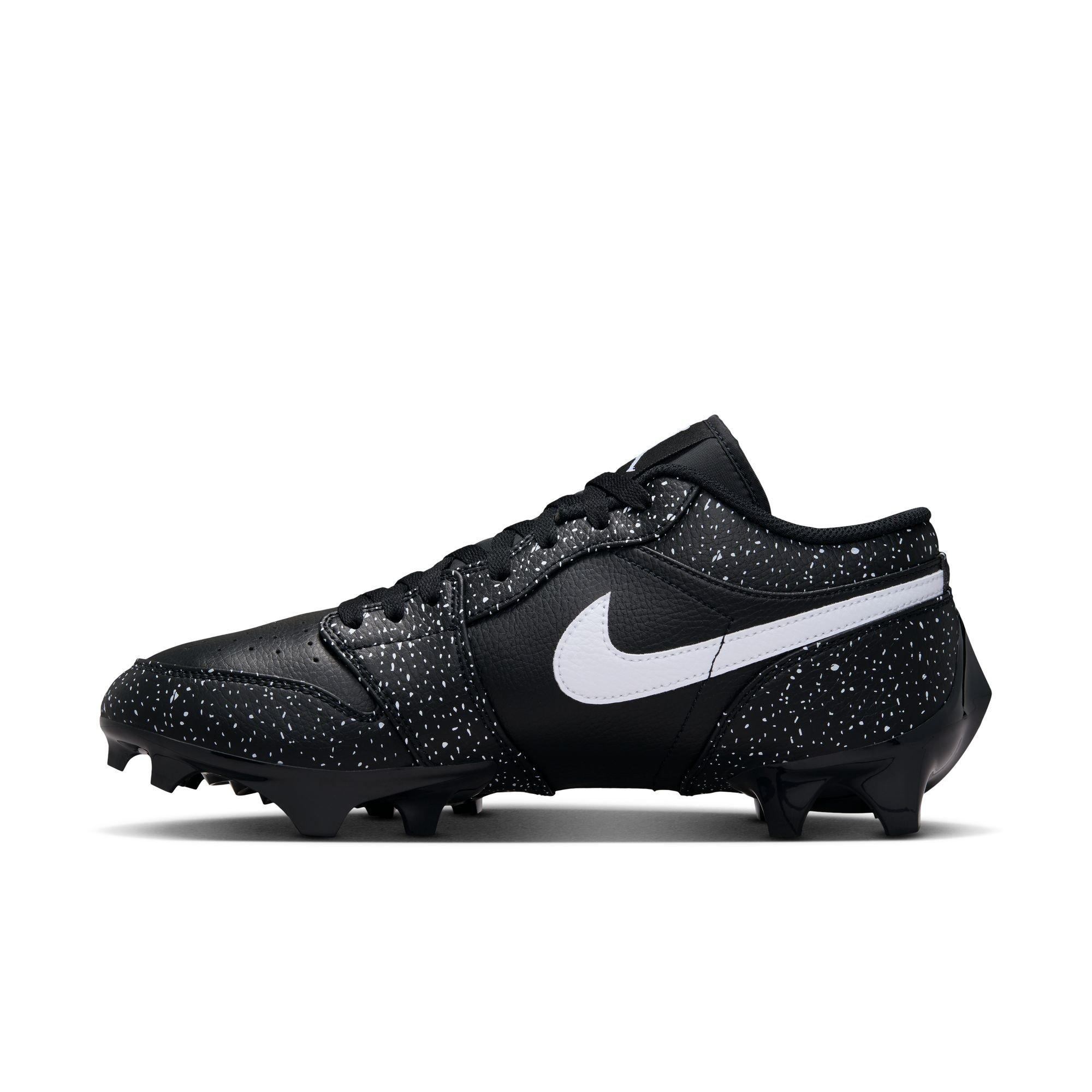 Jordan 1 Low Grade School Kids' "Splatter" Football Cleat