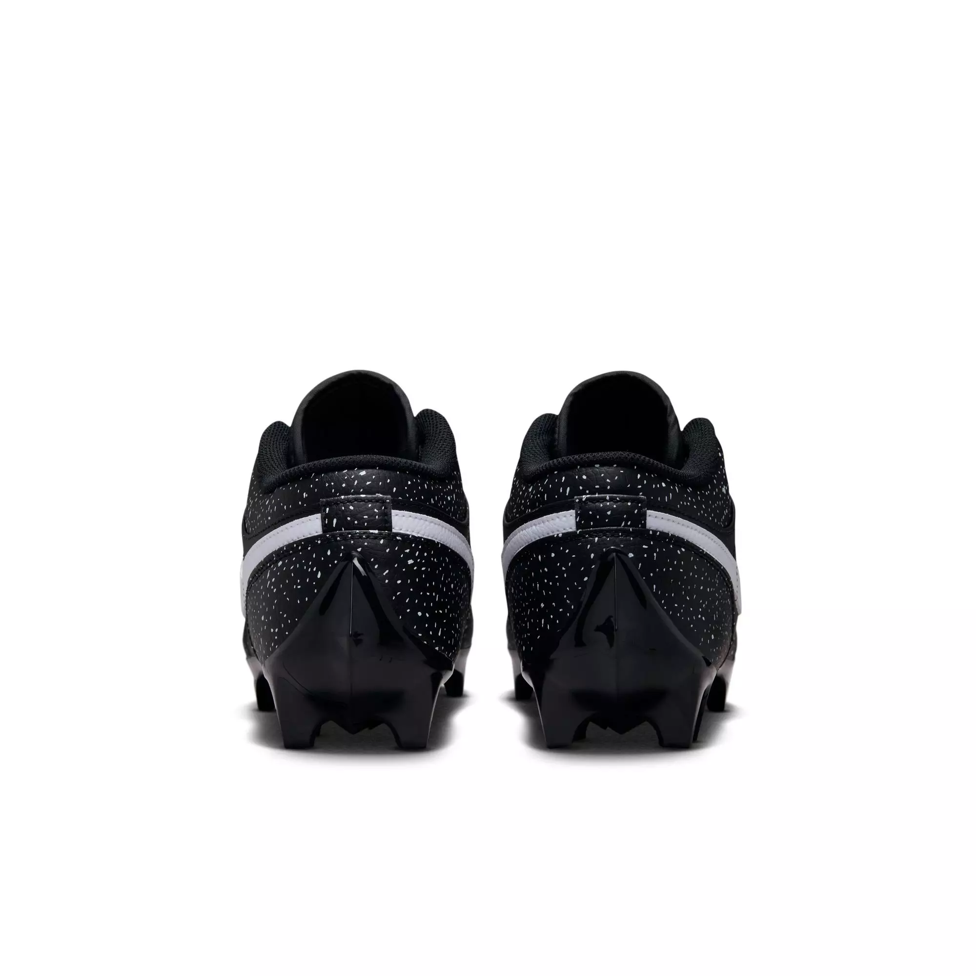 Jordan 1 Low "Splatter" Grade School Kids' Football Cleat - BLACK/WHITE