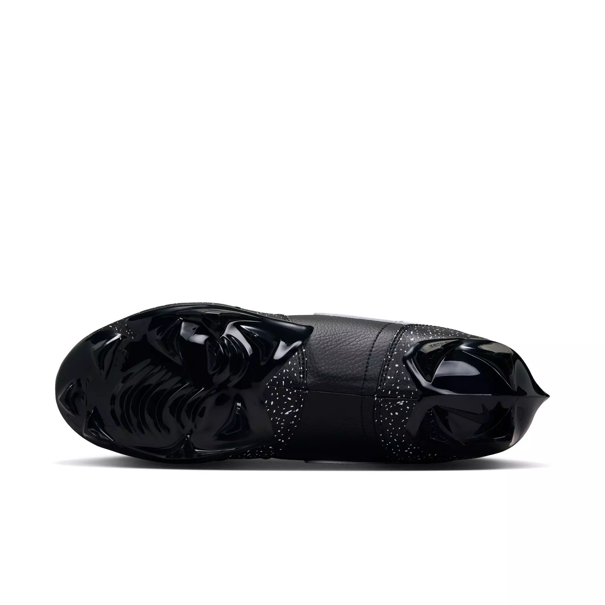 Jordan 1 Low "Splatter" Grade School Kids' Football Cleat - BLACK/WHITE
