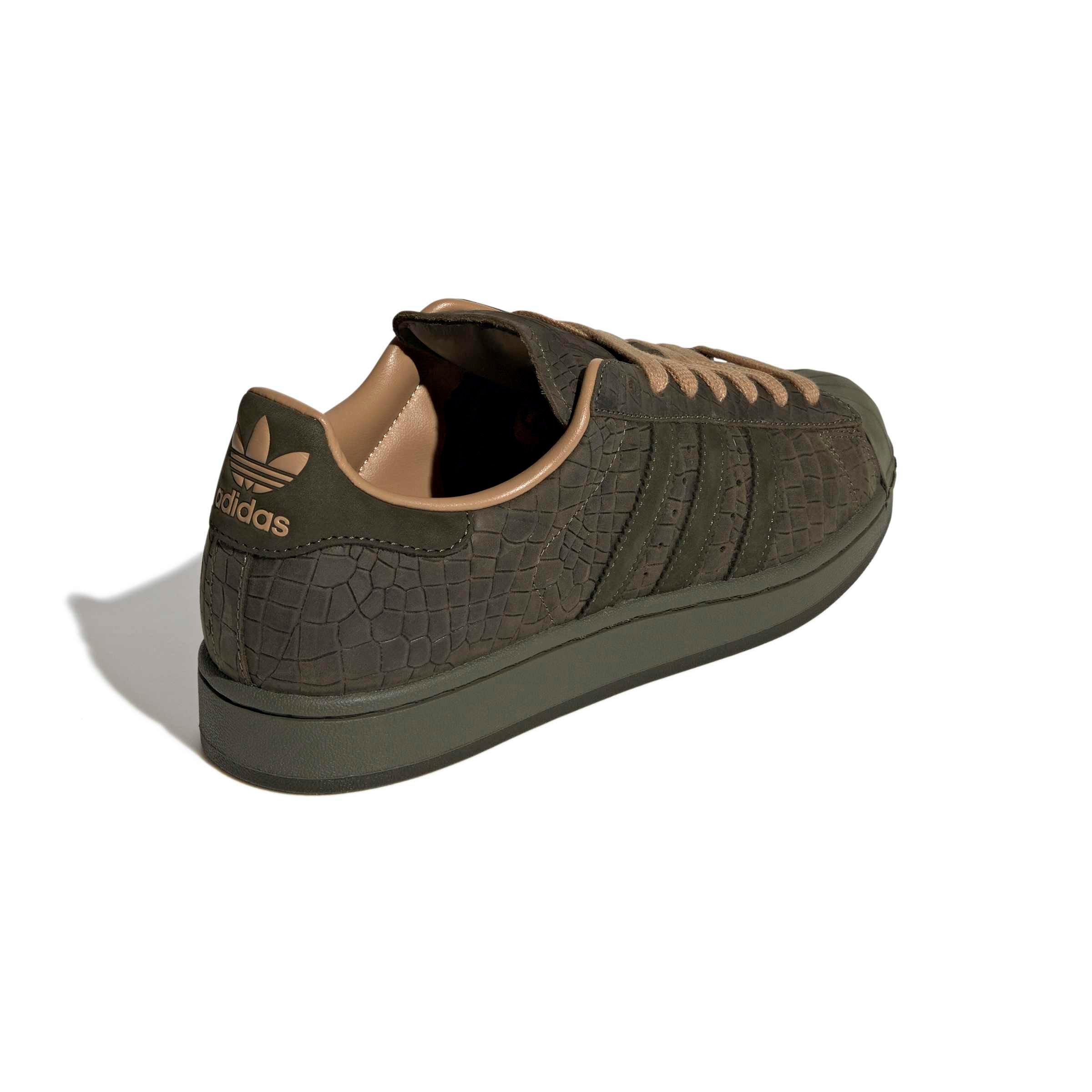 adidas Originals Superstar II "Olive Strata/Night Cargo" Men's Shoe - OLIVE/BLACK Thumbnail View 6