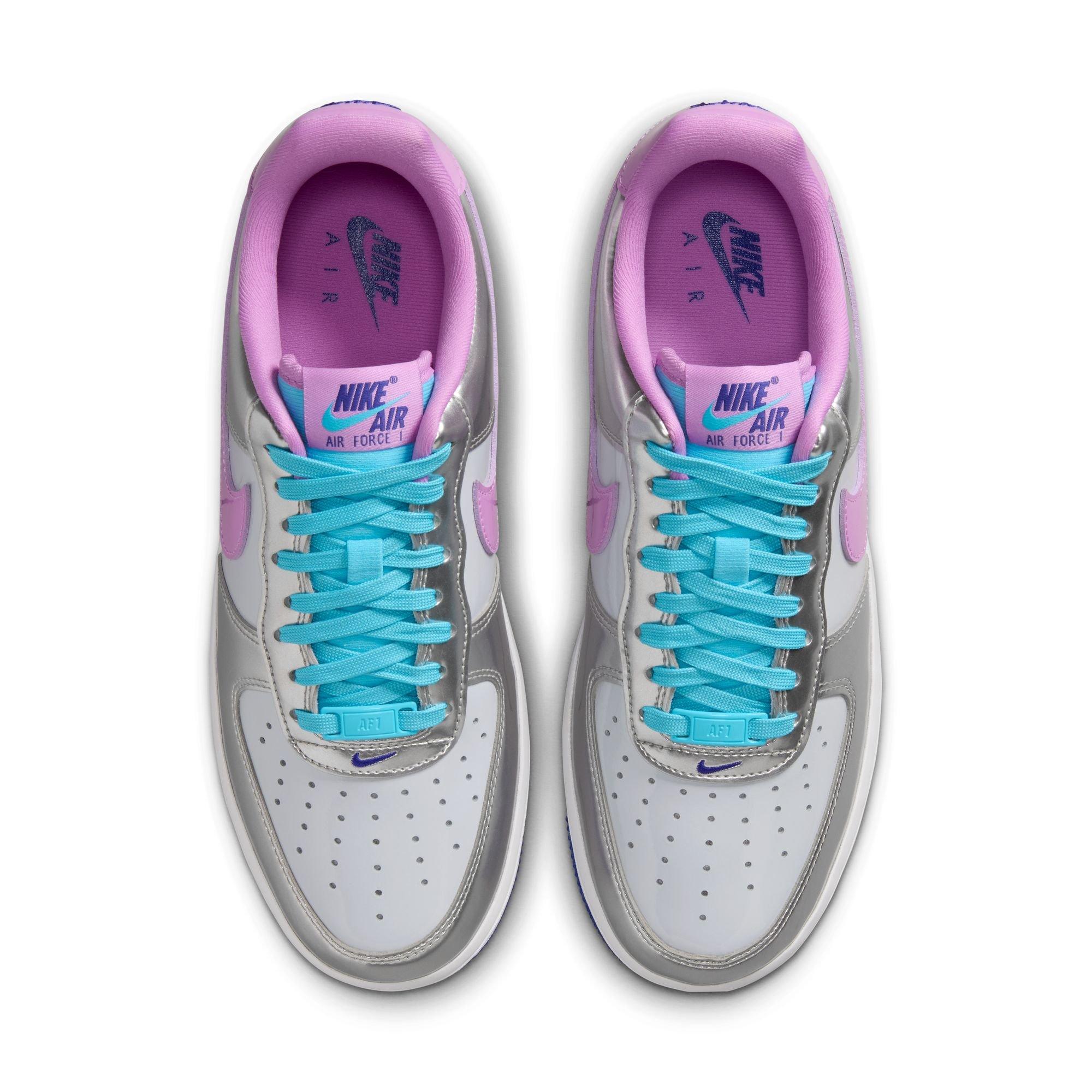 Nike Air Force 1 '07 "WNBA All-Star Weekend" Women's Shoe - SILVER/PINK Thumbnail View 6