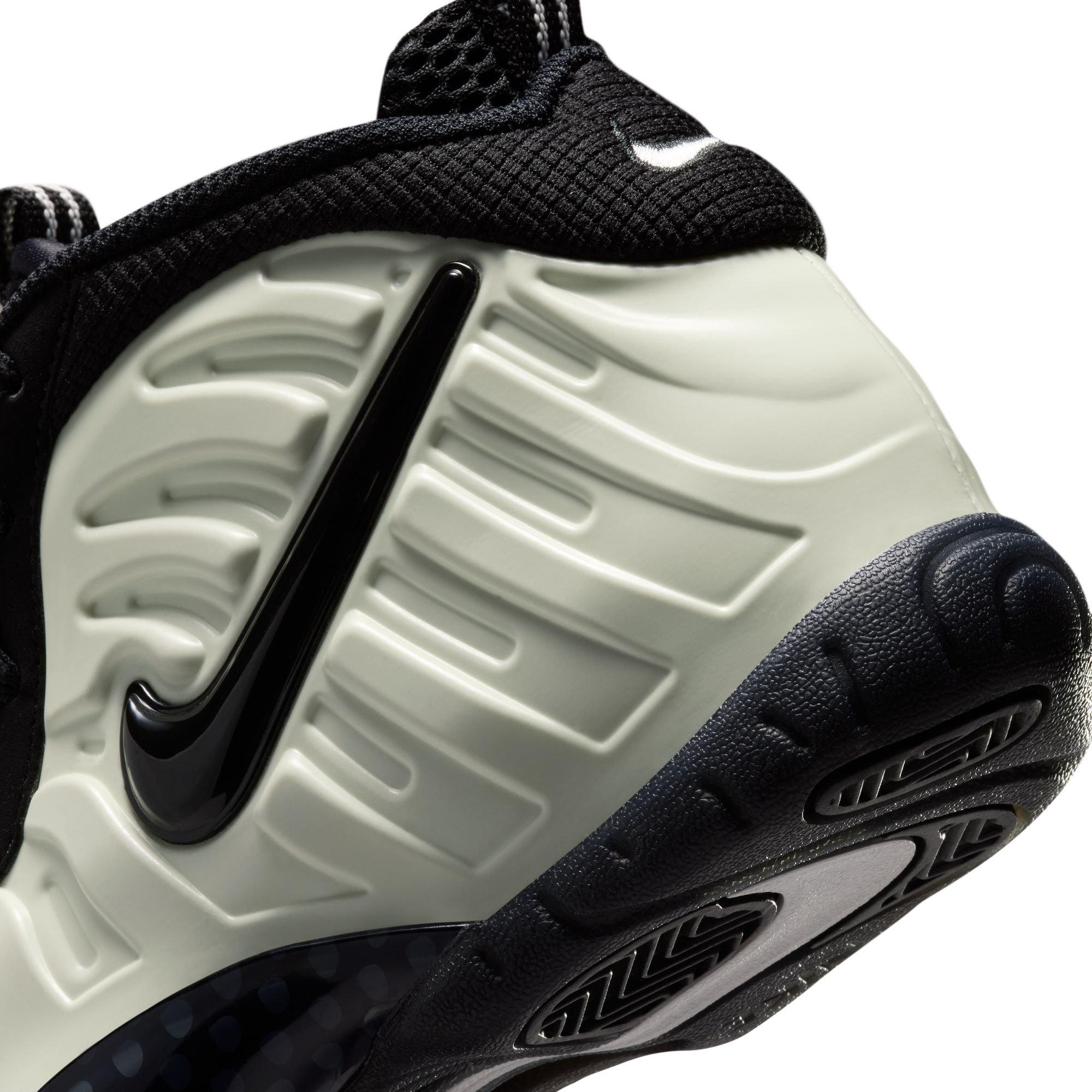 Nike Air Foamposite Pro Premium "Glow in the Dark" Grade School Kids' Shoe - SUMMIT WHITE/BLACK