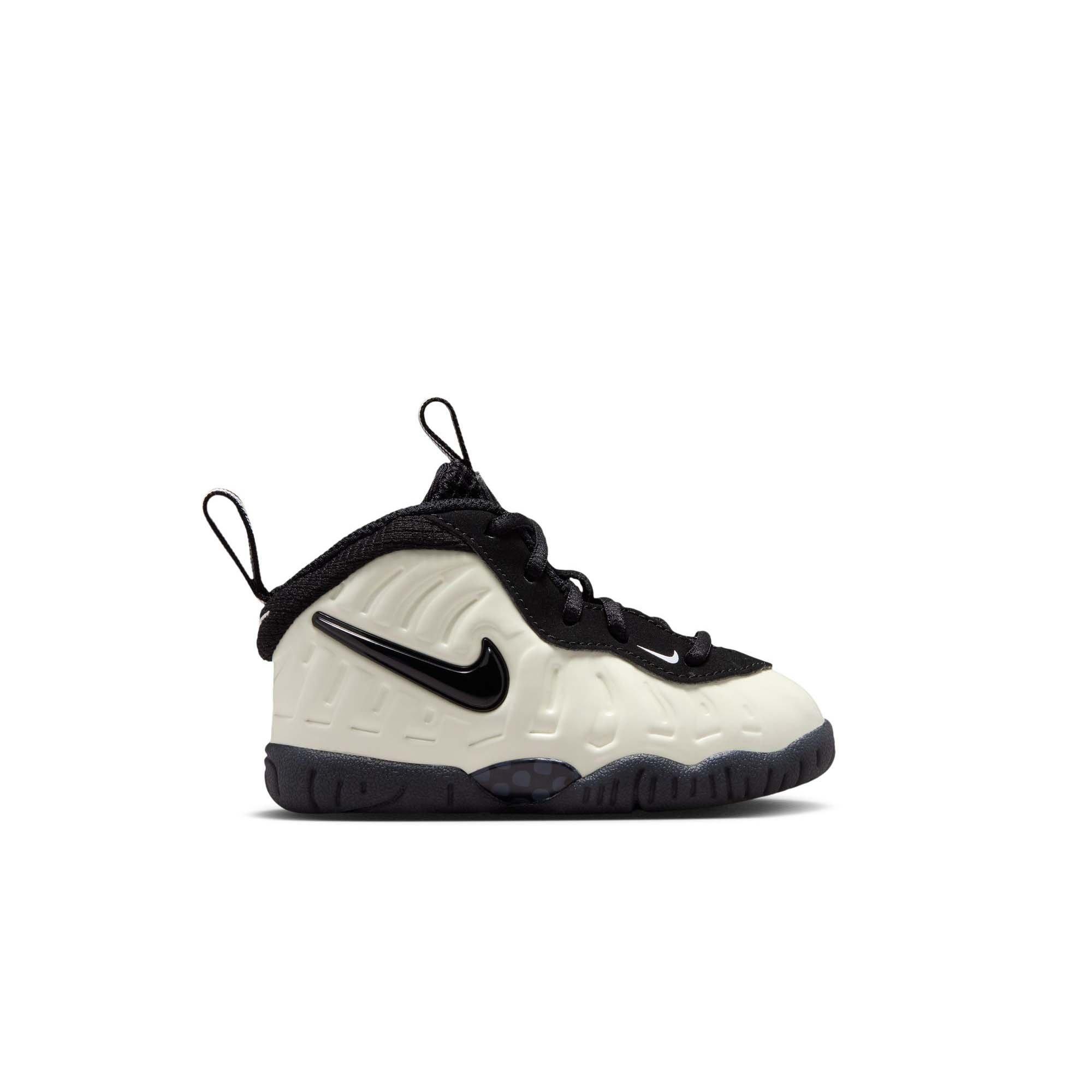 Nike Air Foamposite Pro Premium "Glow in the Dark" Toddler Kids' Shoe - SUMMIT WHITE/BLACK