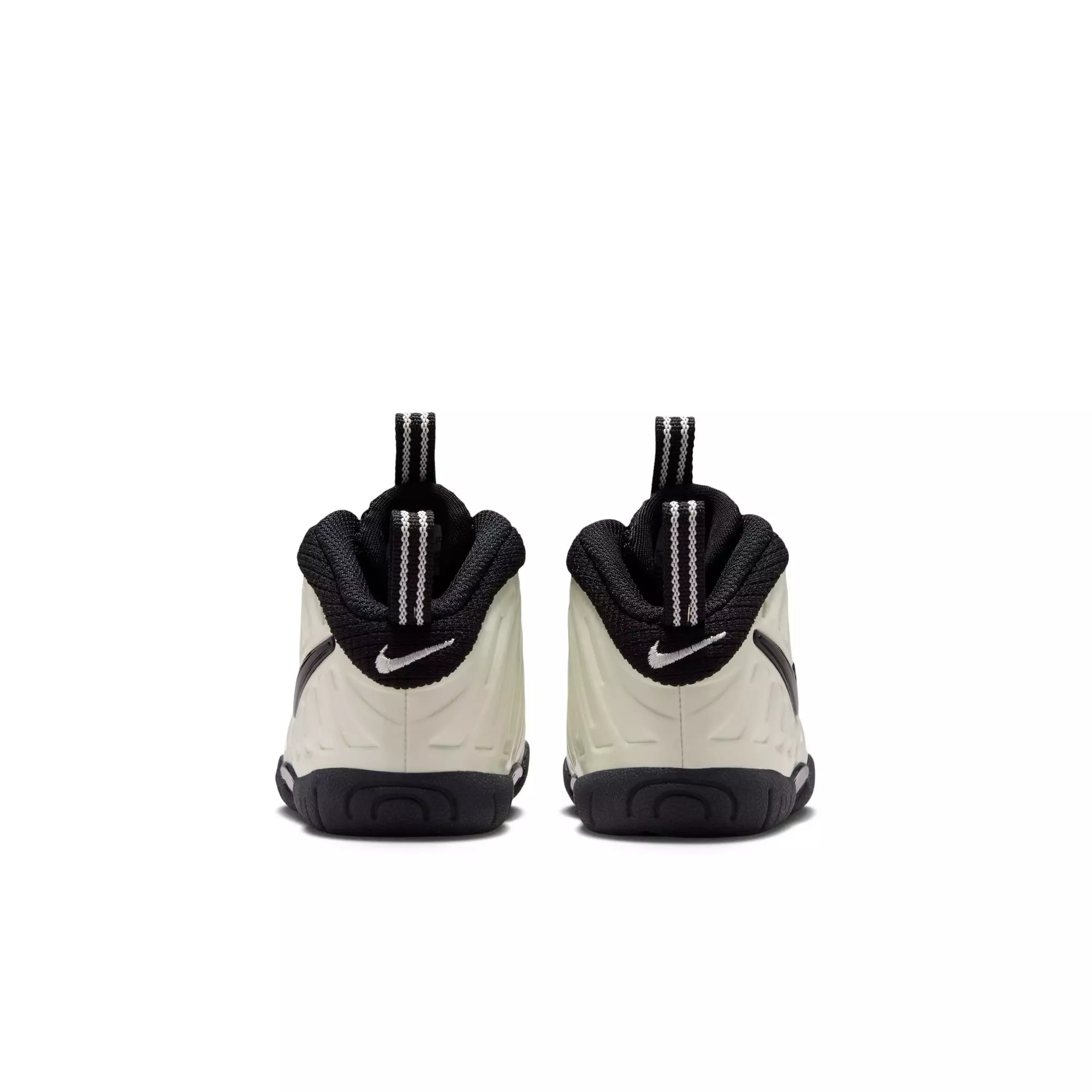 Nike Air Foamposite Pro Premium "Glow in the Dark" Toddler Kids' Shoe - SUMMIT WHITE/BLACK