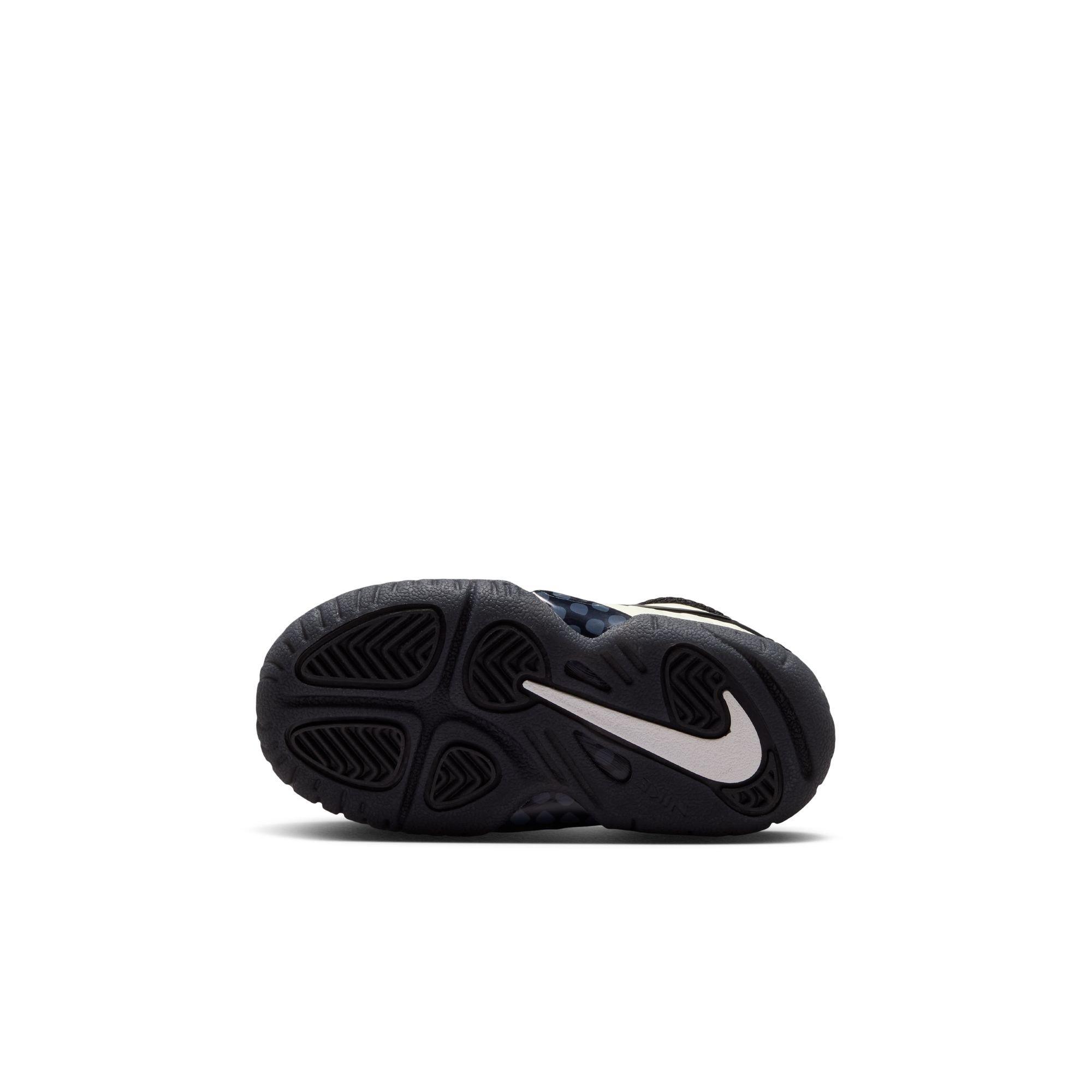 Nike Air Foamposite Pro Premium "Glow in the Dark" Toddler Kids' Shoe - SUMMIT WHITE/BLACK