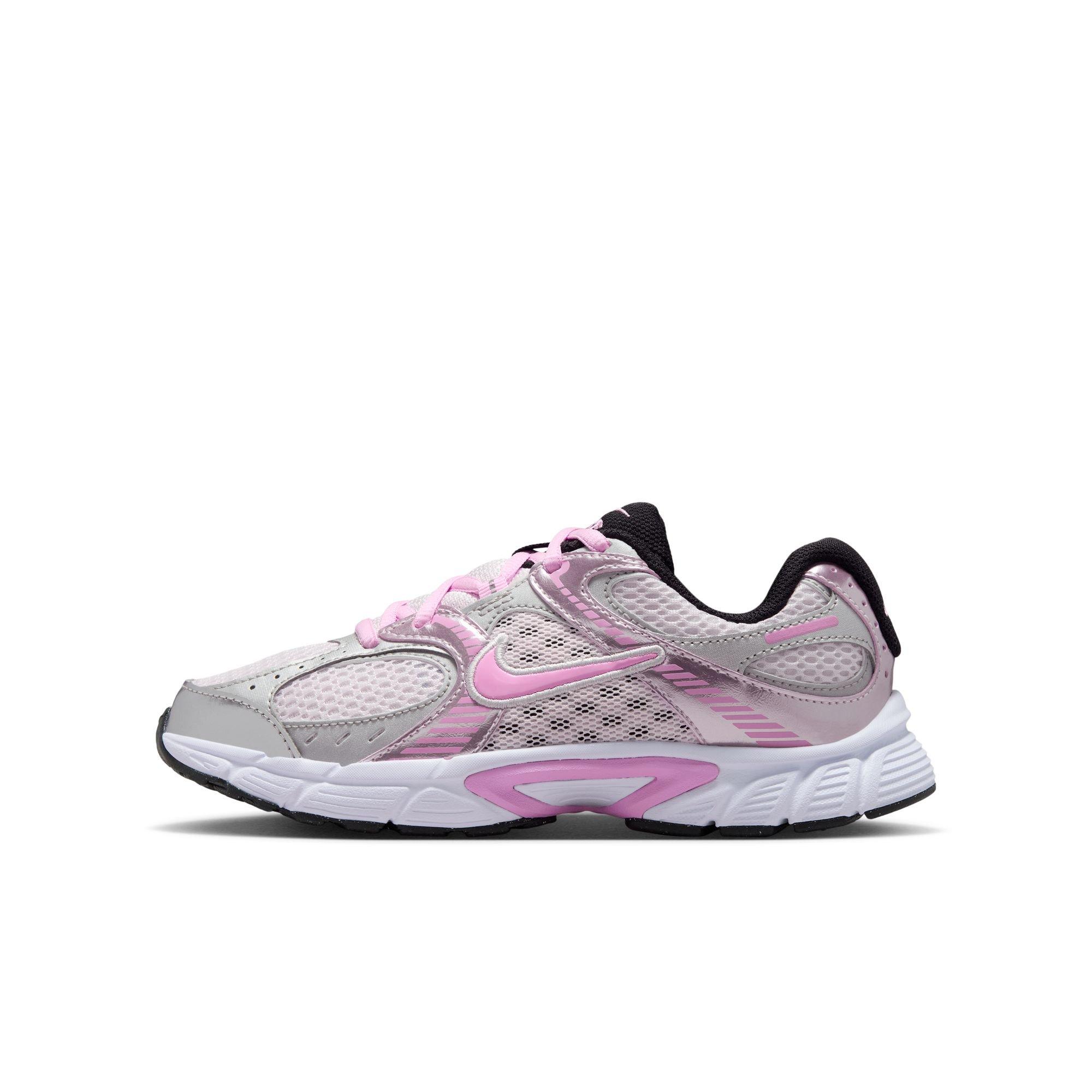NIke V5 RNR "Pearl Pink/Pink Rise/Metallic Silver" Grade School Girls' Shoe - SILVER/PINK