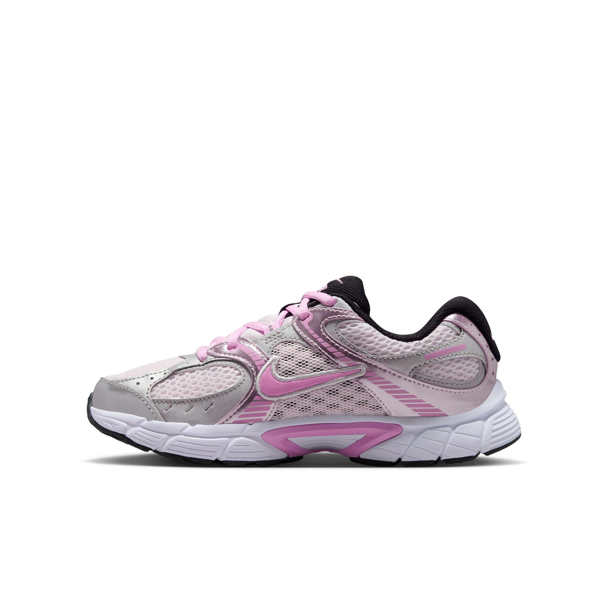NIke V5 RNR "Pearl Pink/Pink Rise/Metallic Silver" Grade School Girls' Shoe - SILVER/PINK