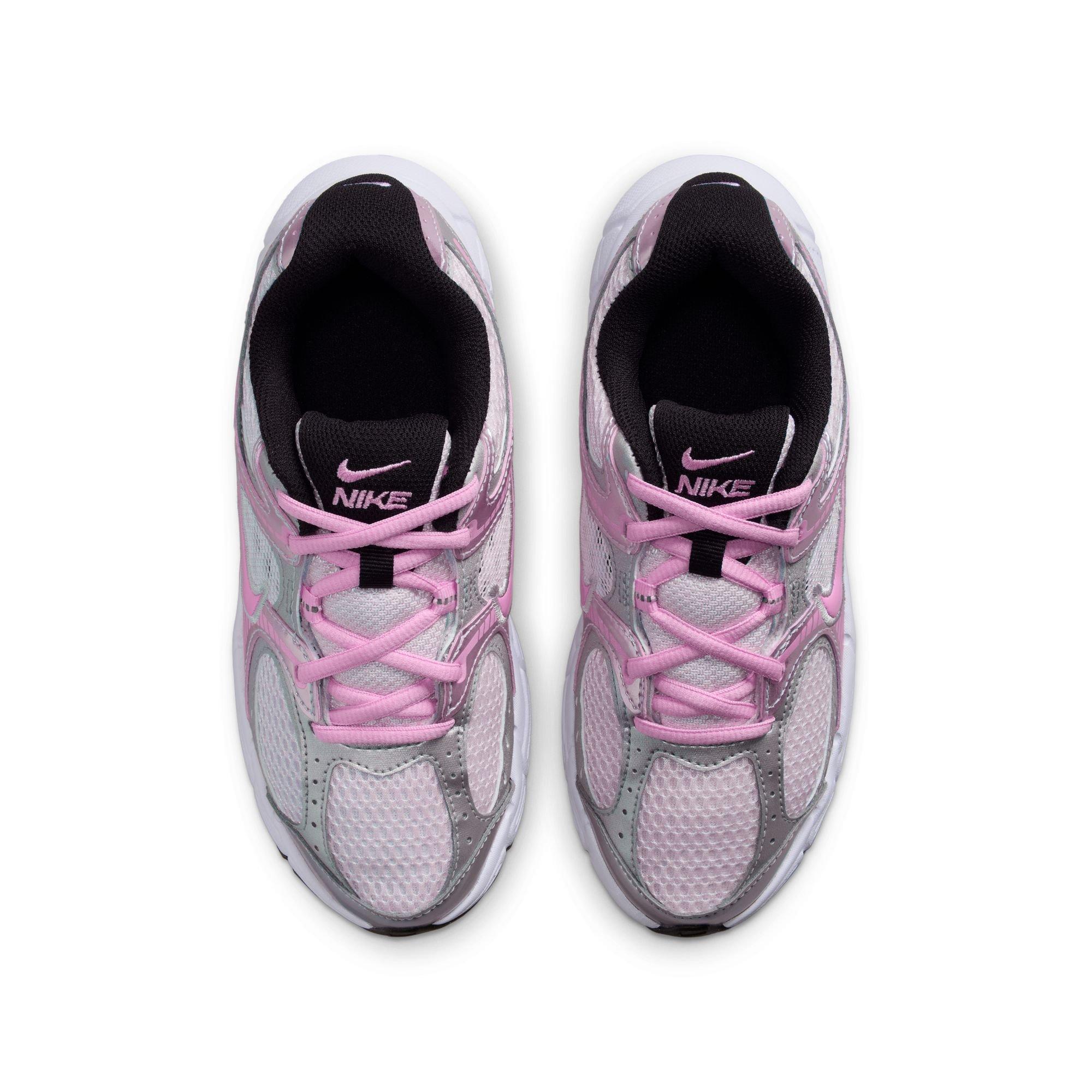 NIke V5 RNR "Pearl Pink/Pink Rise/Metallic Silver" Grade School Girls' Shoe - SILVER/PINK