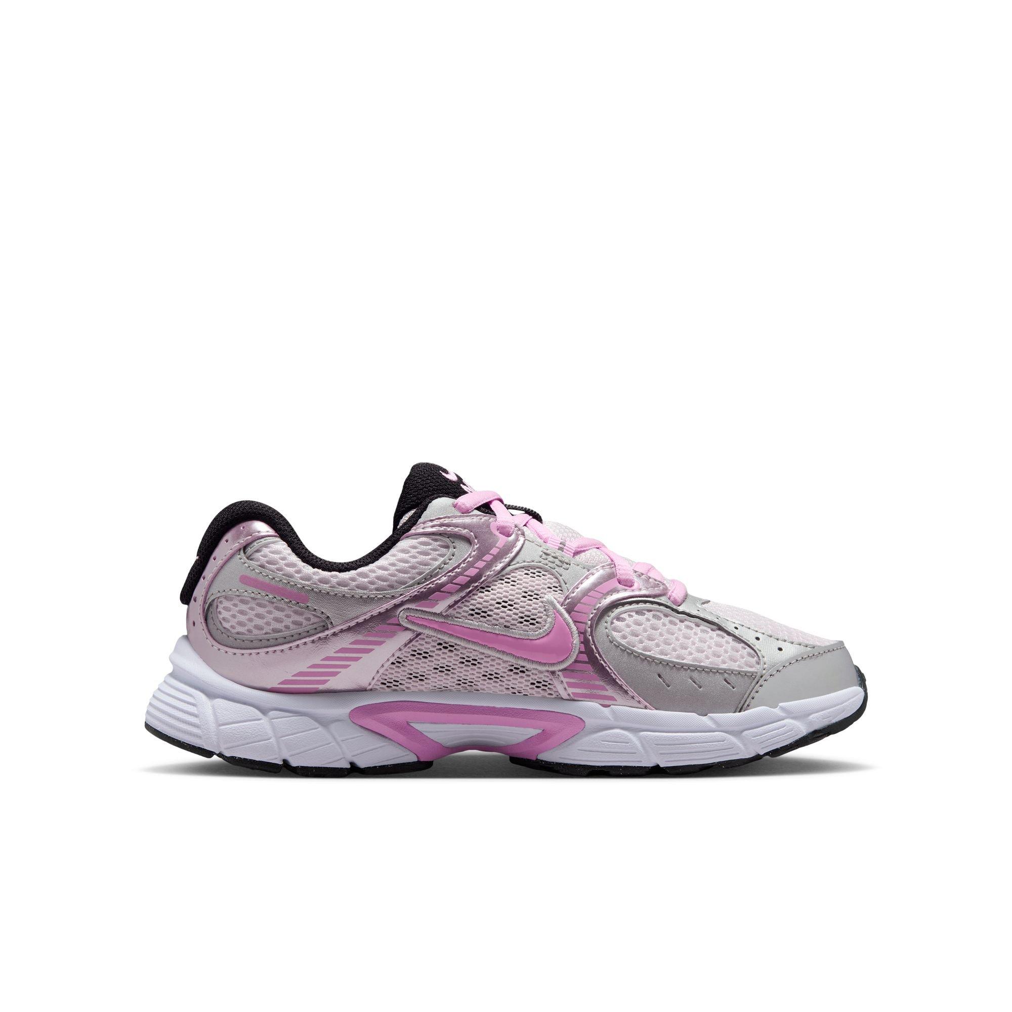 NIke V5 RNR "Pearl Pink/Pink Rise/Metallic Silver" Grade School Girls' Shoe - SILVER/PINK