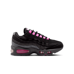 Nike Air Max 95 Big Bubble "Black/Playful Pink/Cool Grey" Grade School Girls' Shoe