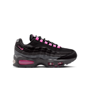 Nike Air Max 95 Big Bubble "Black/Playful Pink/Cool Grey" Grade School Girls' Shoe