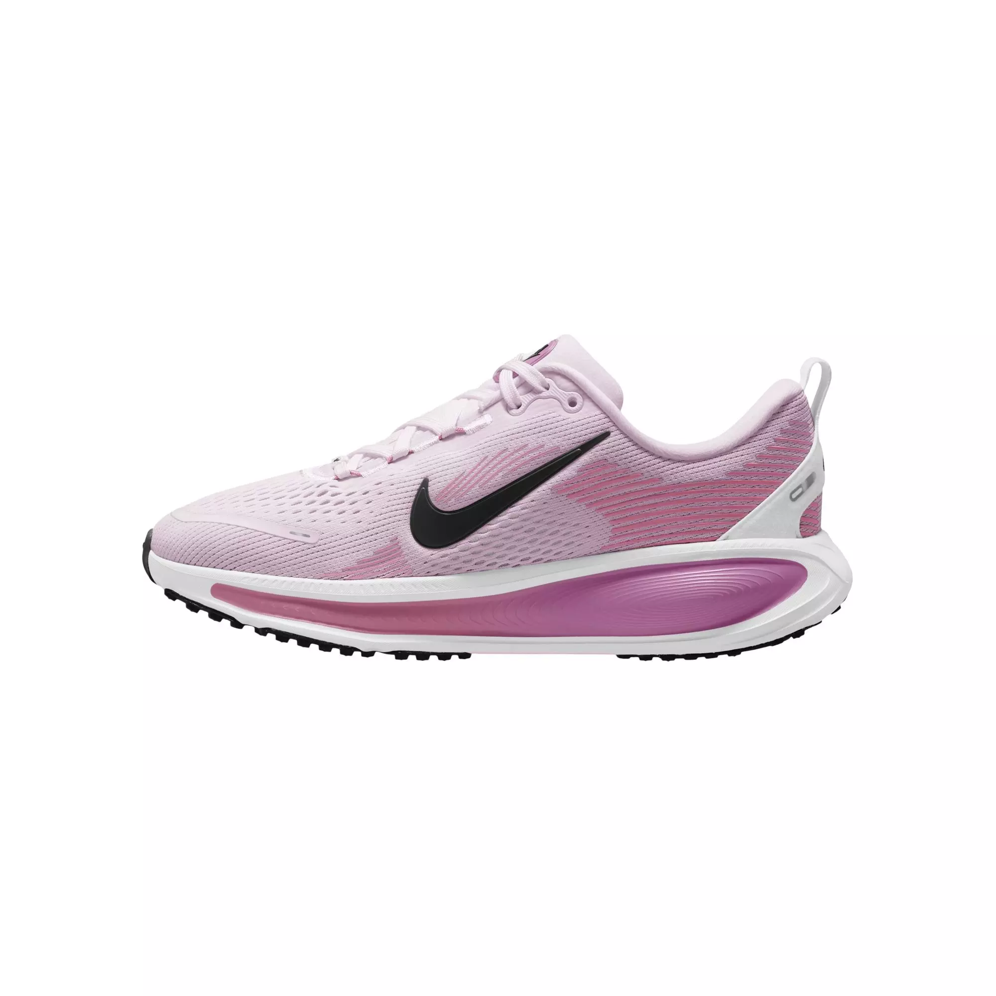 Nike Vomero 18 "Bleached Lilac/Black/Lt Magenta" Big Girls' Road Running Shoe - PURPLE